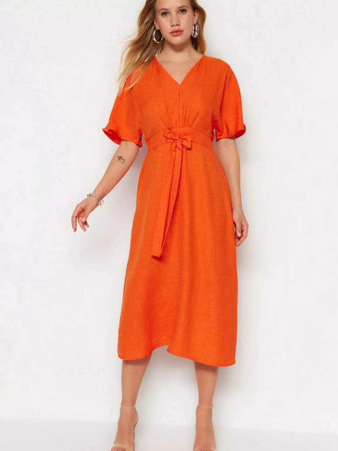 Trendyol Sommerkleid (1-tlg) Drapiert/gerafft günstig online kaufen