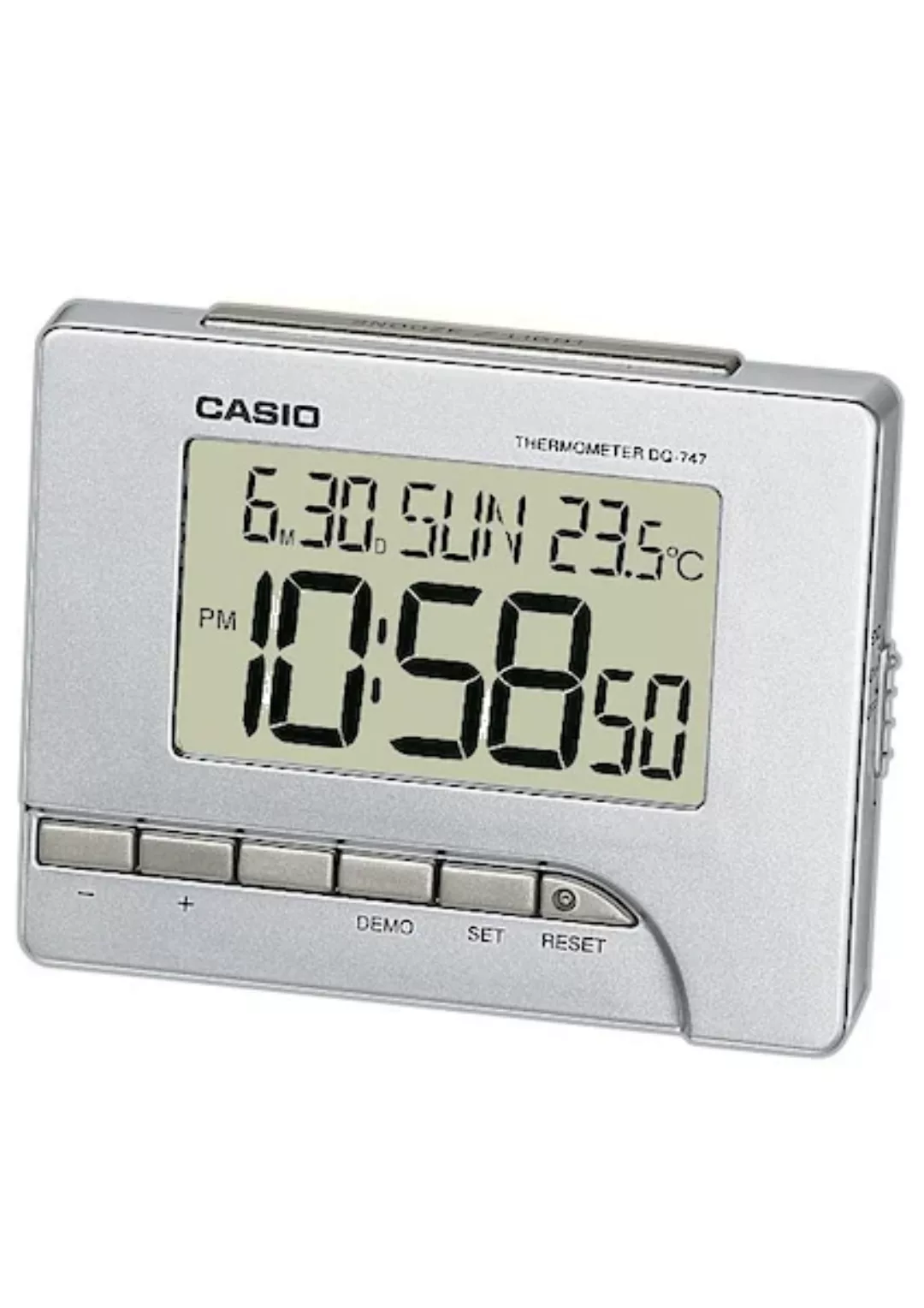 Wecker Casio Dq-747-8e Silberfarben günstig online kaufen
