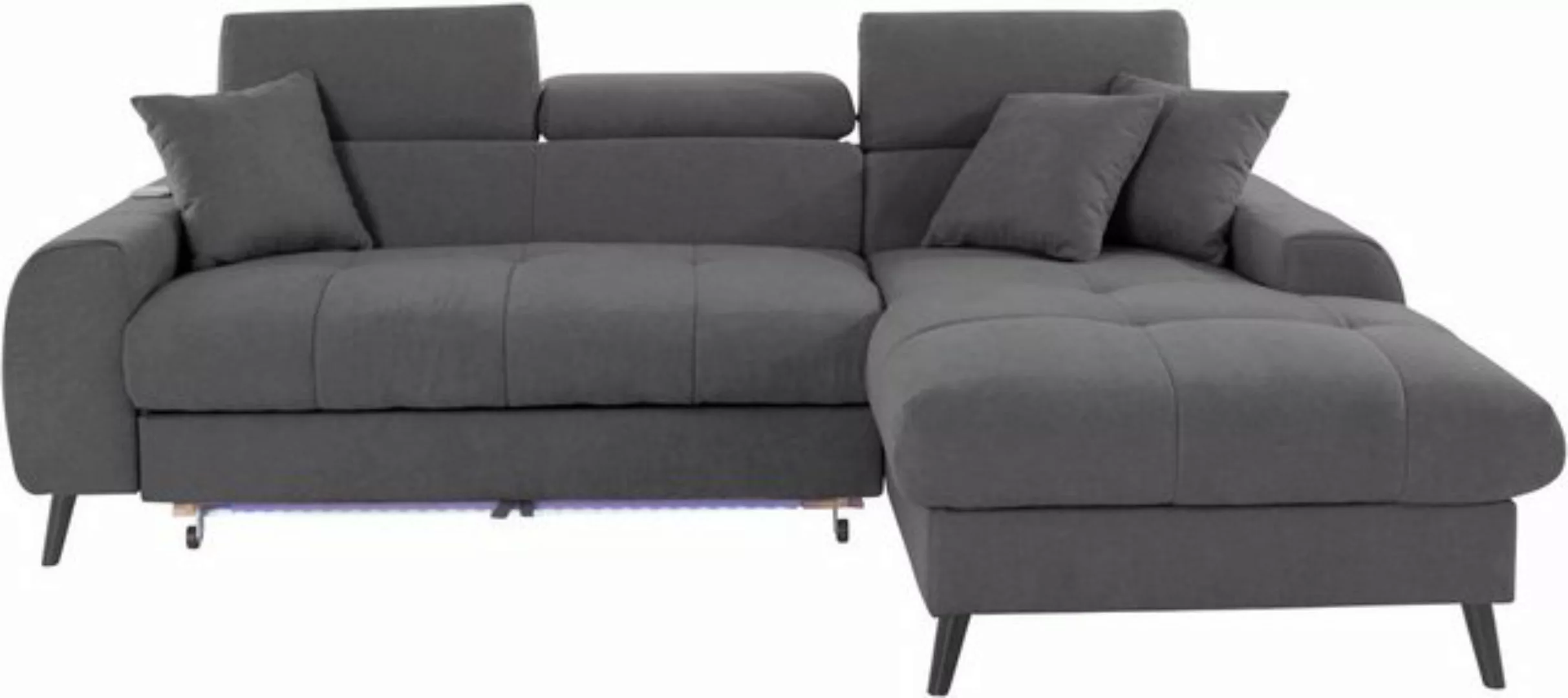 COTTA Ecksofa Mia L-Form, 3-tlg.-Kissen-Set, Recamiere, wahlweise mit oder günstig online kaufen