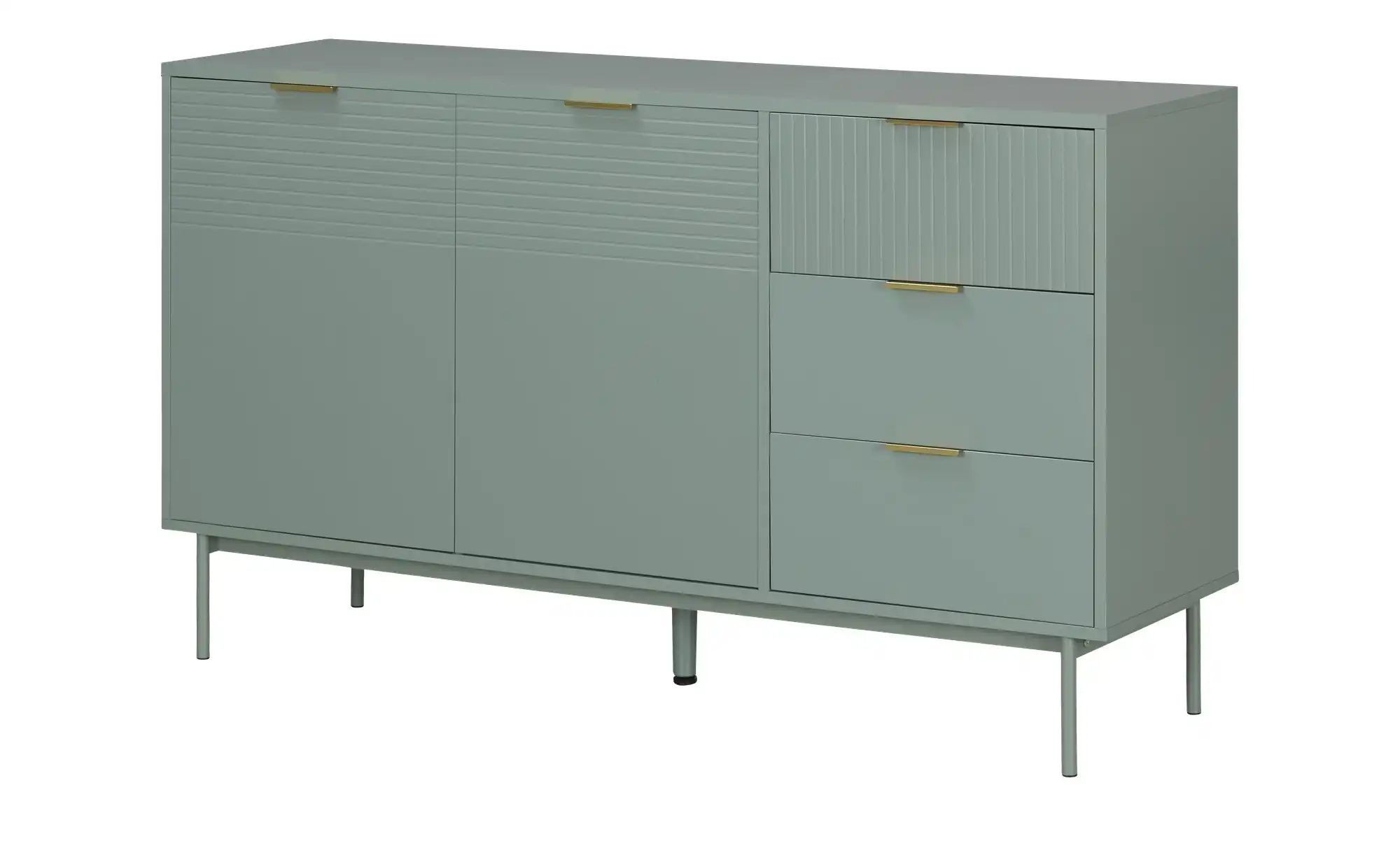 Sideboard  Nanno ¦ grün ¦ Maße (cm): B: 140 H: 79,5 T: 41.5 Kommoden & Side günstig online kaufen