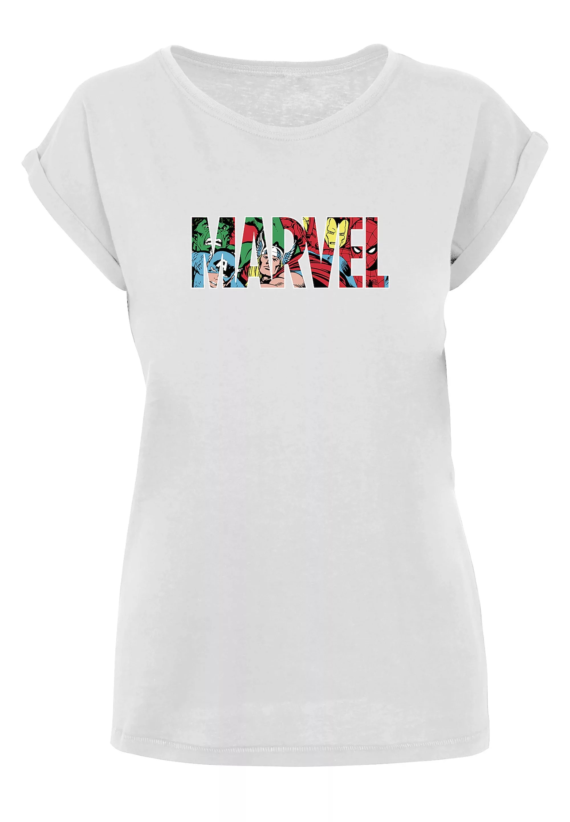 F4NT4STIC T-Shirt "Marvel Avengers Logo Character infill" günstig online kaufen