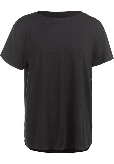 ATHLECIA T-Shirt Lizzy W Slub S/S Tee Damen Funktions-T-Shirt schwarz günstig online kaufen