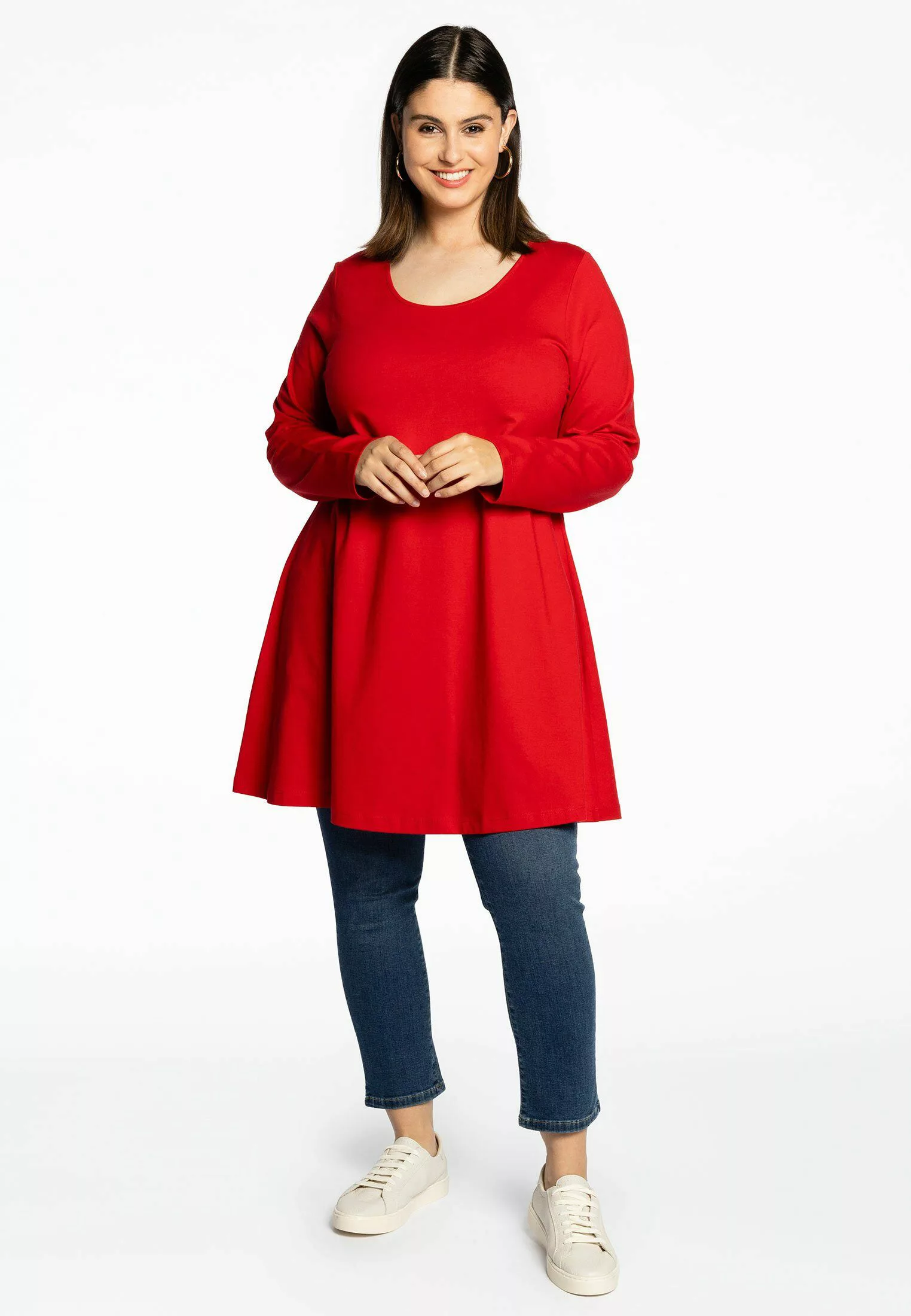 YOEK Langarmshirt Damen Langarmshirt Große Größen günstig online kaufen