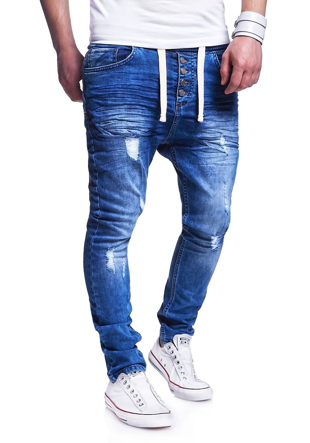 behype Slim-fit-Jeans "Mood", im coolen Jogger-Stil günstig online kaufen