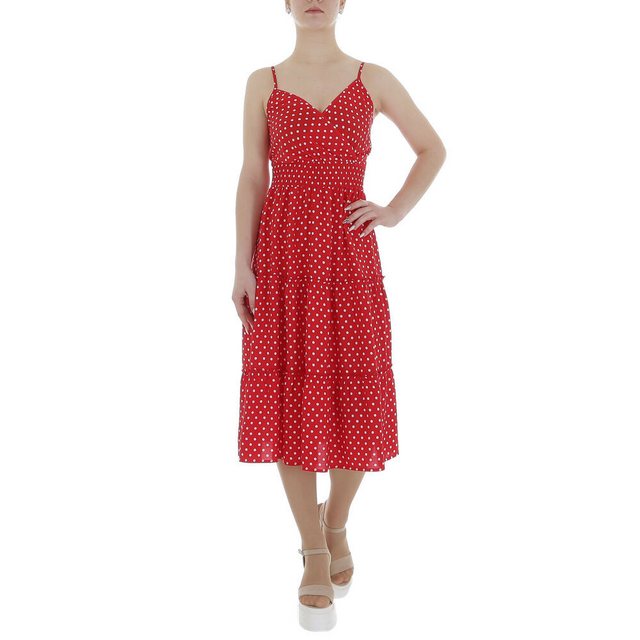 Ital-Design Sommerkleid Damen Freizeit Stufenkleid (85941340) Volants Gepun günstig online kaufen