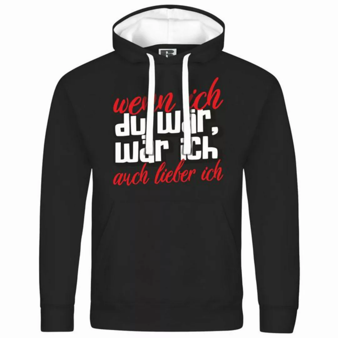 deinshirt Kapuzenpullover Herren Kapuzenpullover Wenn ich du wär wär ich au günstig online kaufen