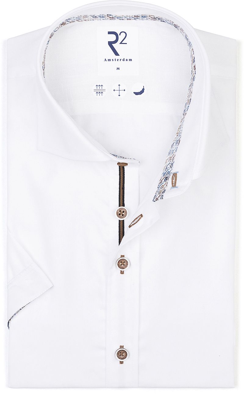 R2 Hemd Shortsleeve Weiß - Größe 39 günstig online kaufen
