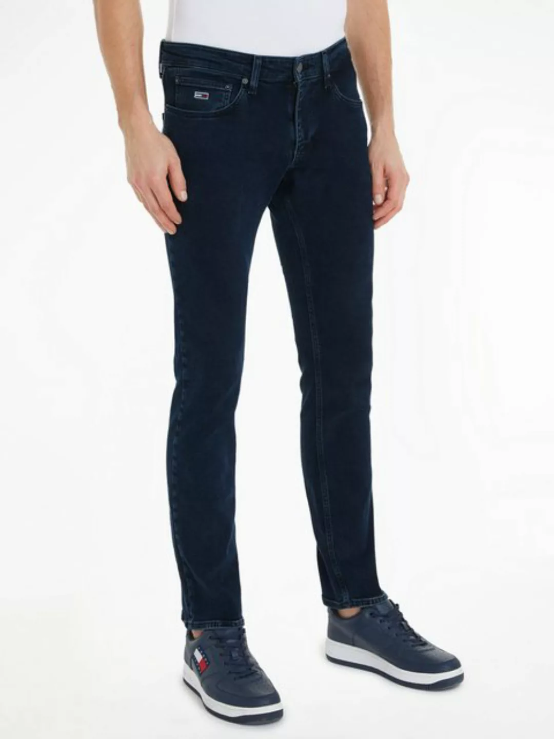 Tommy Jeans Slim-fit-Jeans "SCANTON SLIM", mit Logoprägung günstig online kaufen