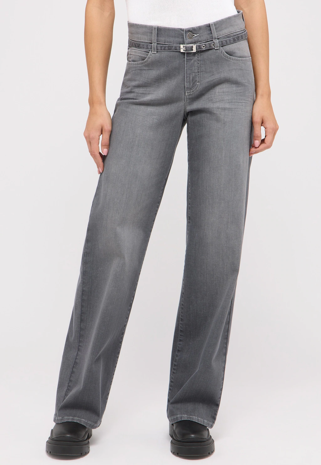 ANGELS Relax-fit-Jeans "LIZ BELT", mit Gürtel günstig online kaufen