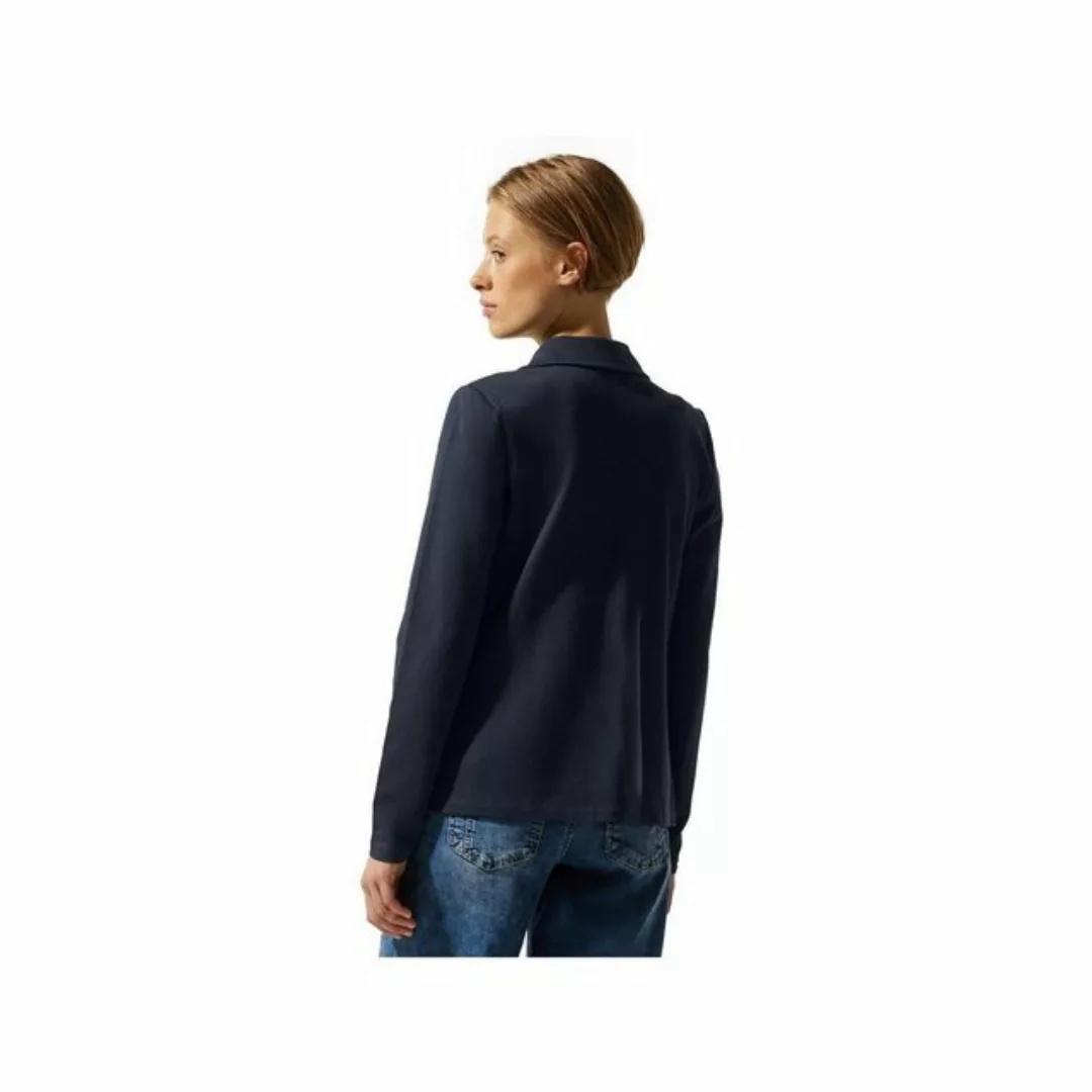 STREET ONE Strickjacke blau passform textil (1-tlg) günstig online kaufen