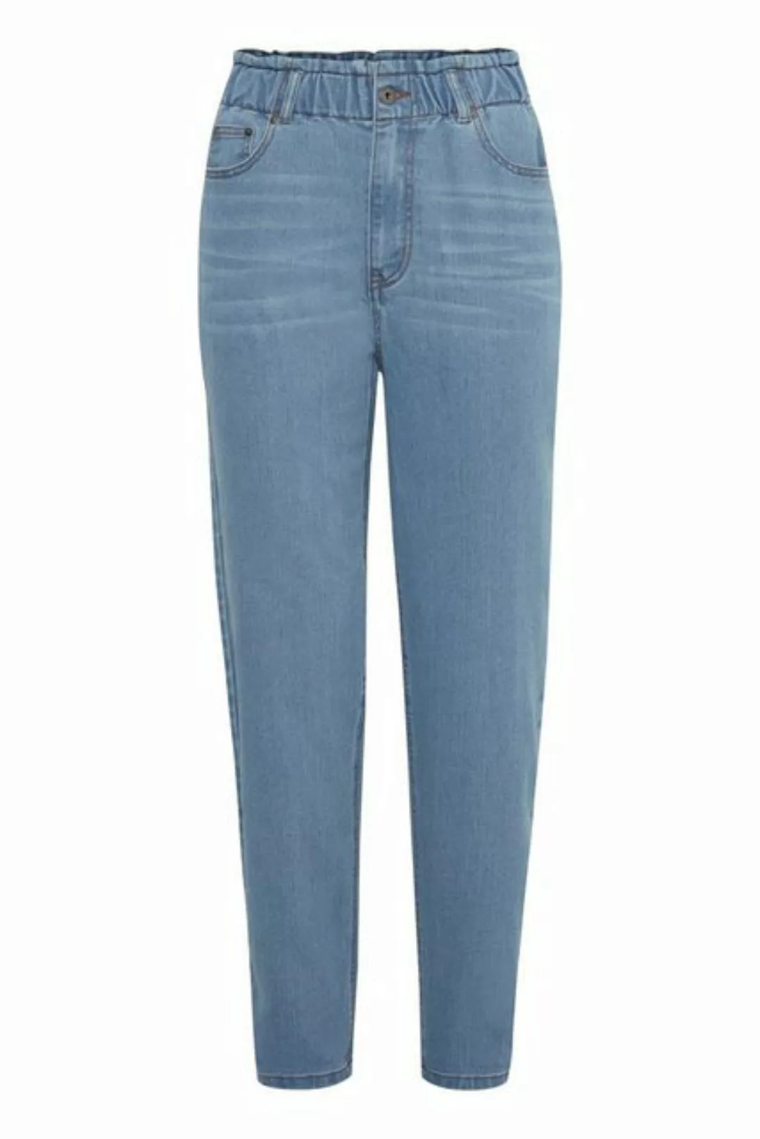 OXMO Loose-fit-Jeans OXAnn Jeanshose mit Paperbag Bund günstig online kaufen