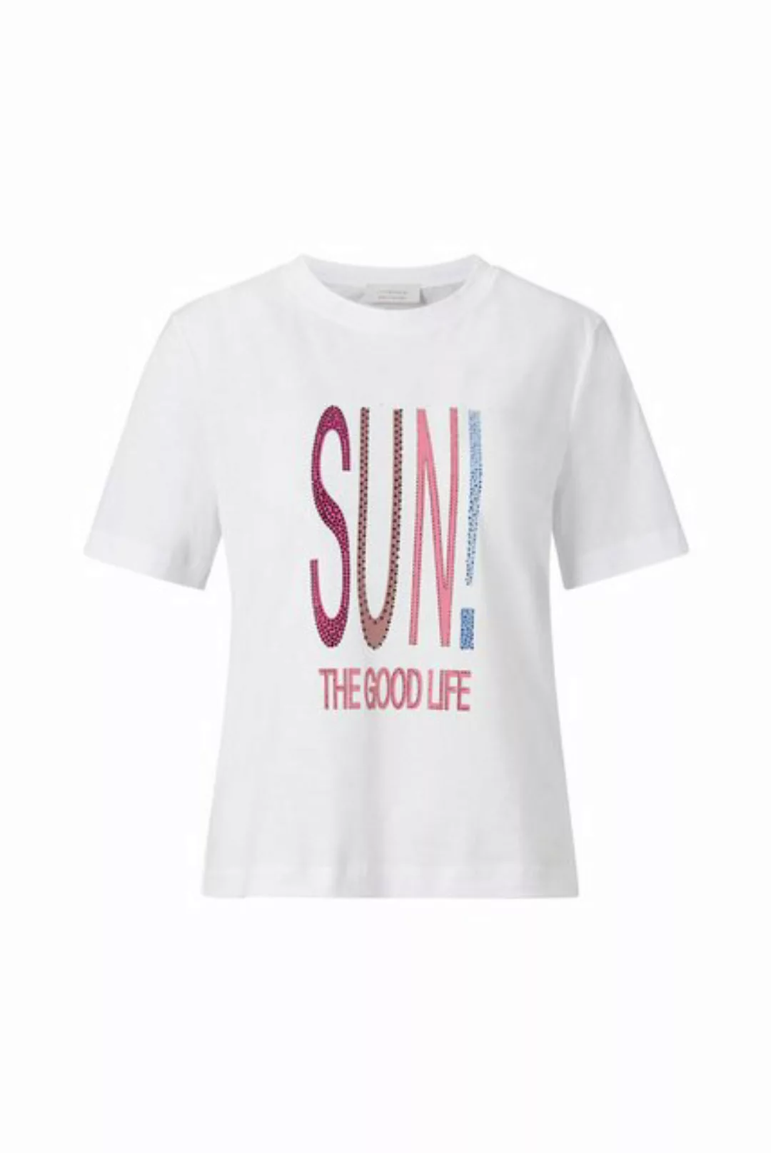 Rich & Royal T-Shirt Damen T-Shirt ELEGANT FIT SUN PRINT (1-tlg) günstig online kaufen