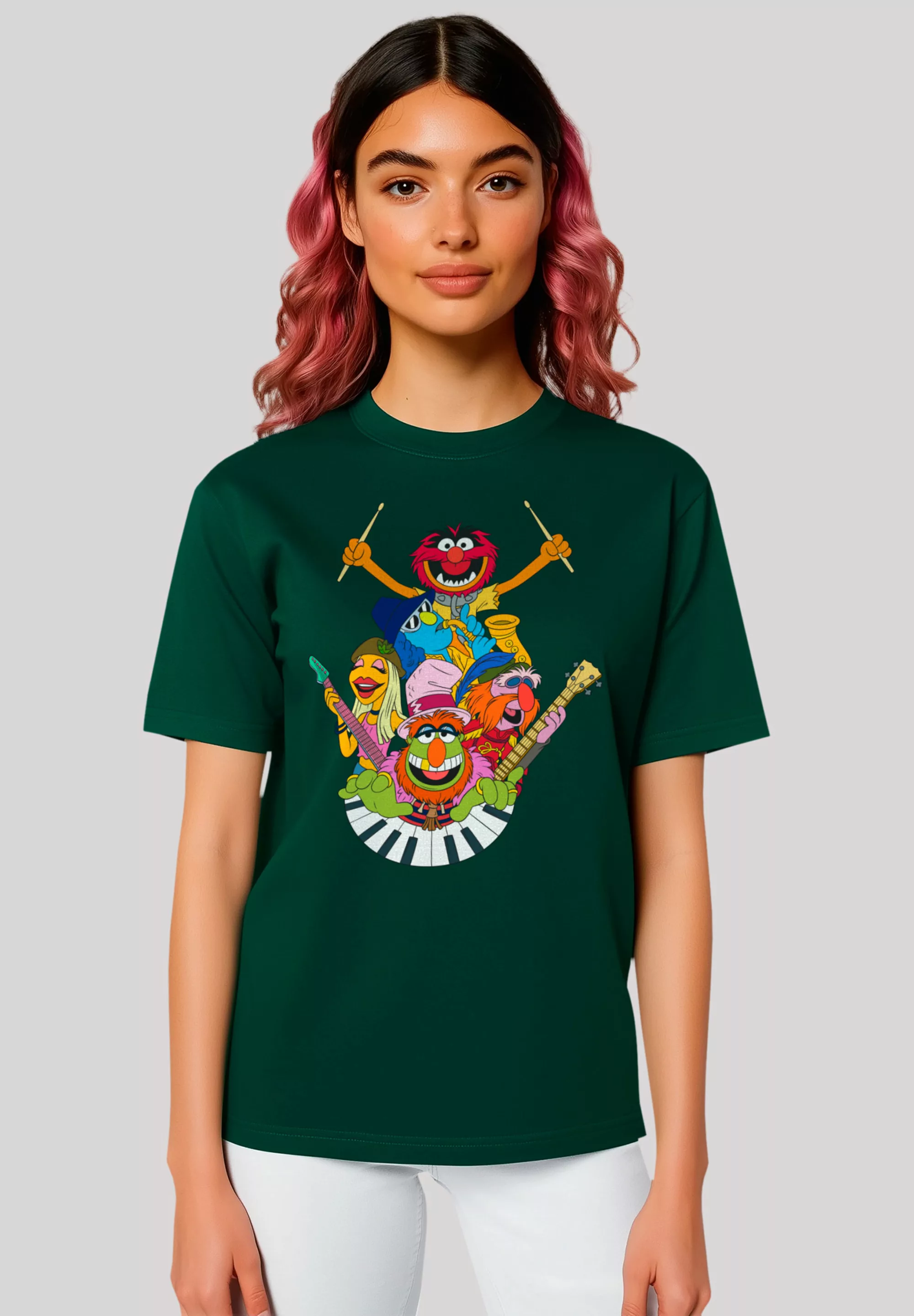 F4NT4STIC T-Shirt "Disney Muppets Dr. Teeth and The Electric Mayhem", Premi günstig online kaufen