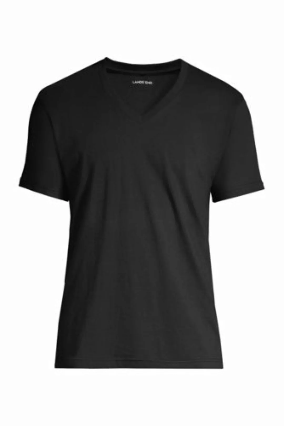 Unterhemd mit V-Ausschnitt (3er-Set), Herren, Größe: XXL Normal, Schwarz, B günstig online kaufen