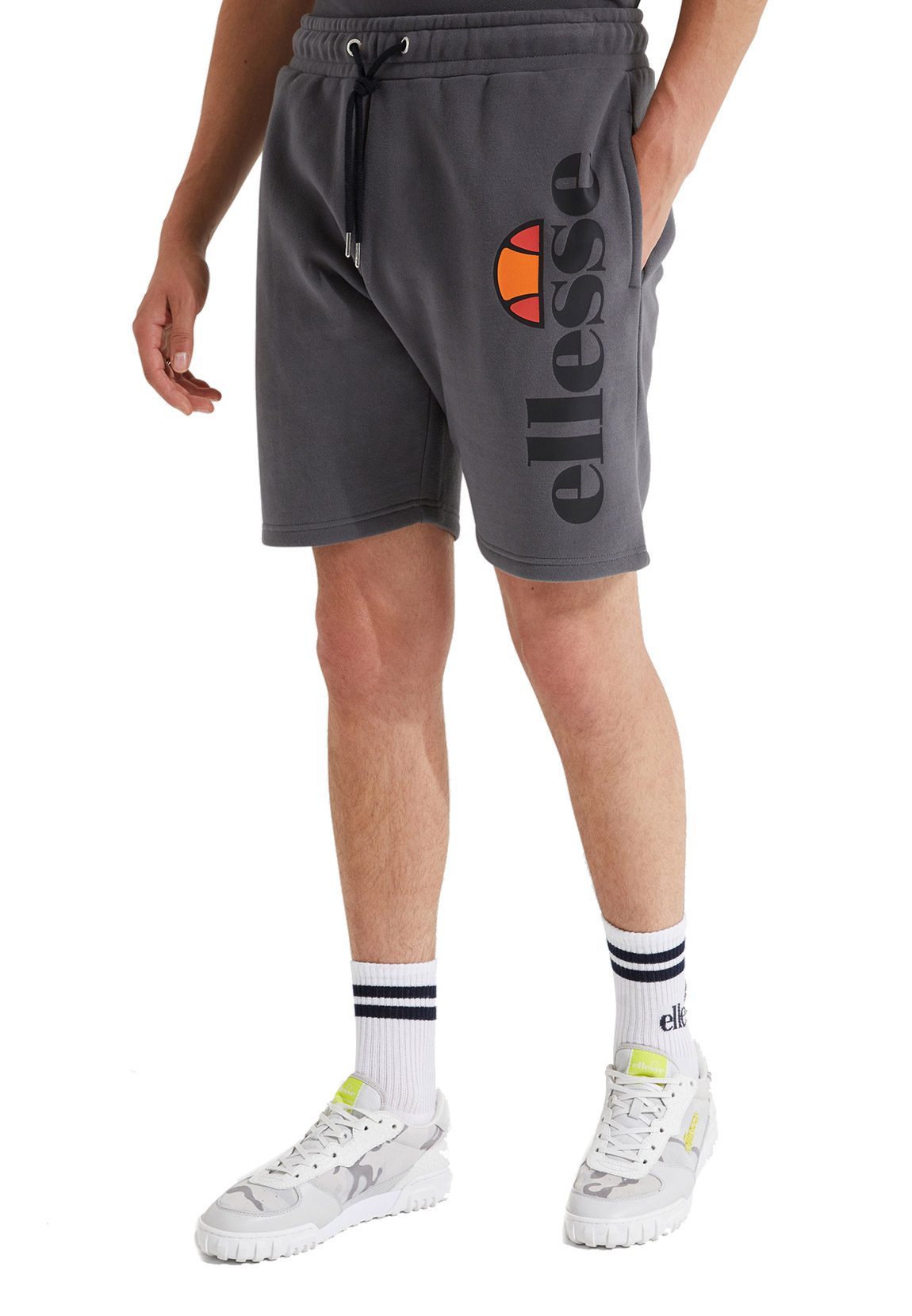 Ellesse Herren Shorts BOSSINI FLEECE SHORT Dark Grey Dunkelgrau günstig online kaufen