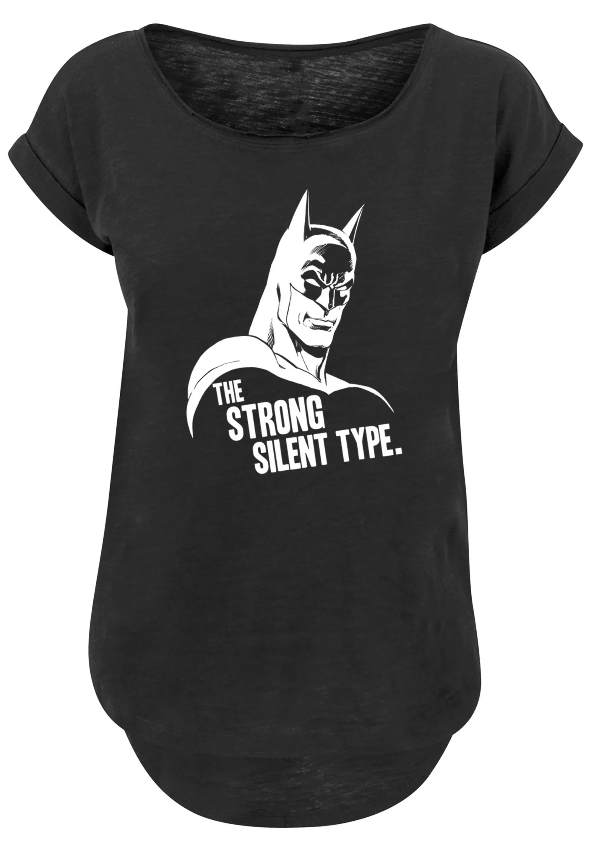 F4NT4STIC T-Shirt "Batman The Strong Silent Type Superheld", Damen,Premium günstig online kaufen