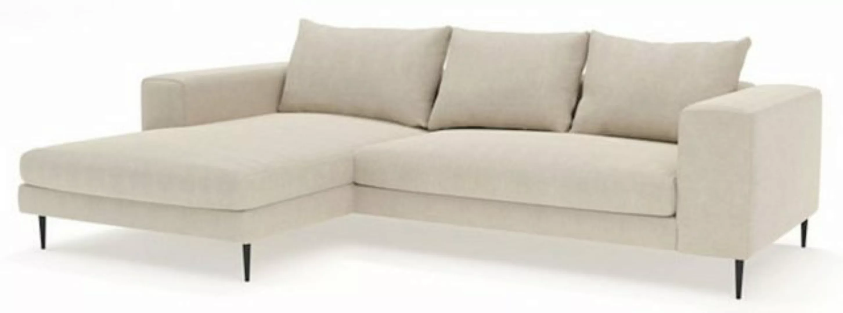 Feldmann-Wohnen Ecksofa Austin, 1 Teile, 295x170x83cm beige Recamiere links günstig online kaufen