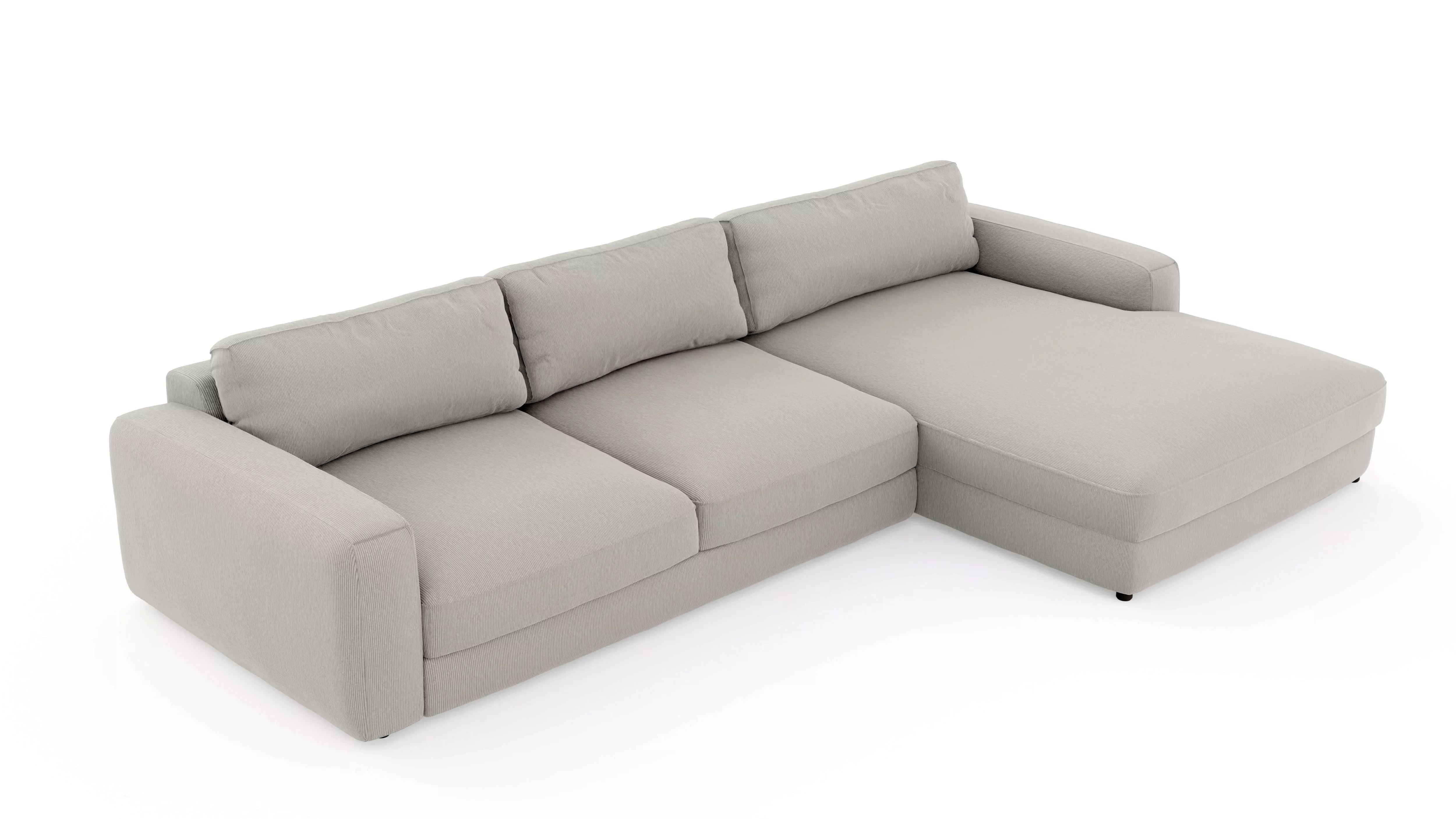 Places of Style Ecksofa "Bloomfield, L-Form", extra tiefe Sitzfläche, wahlw günstig online kaufen