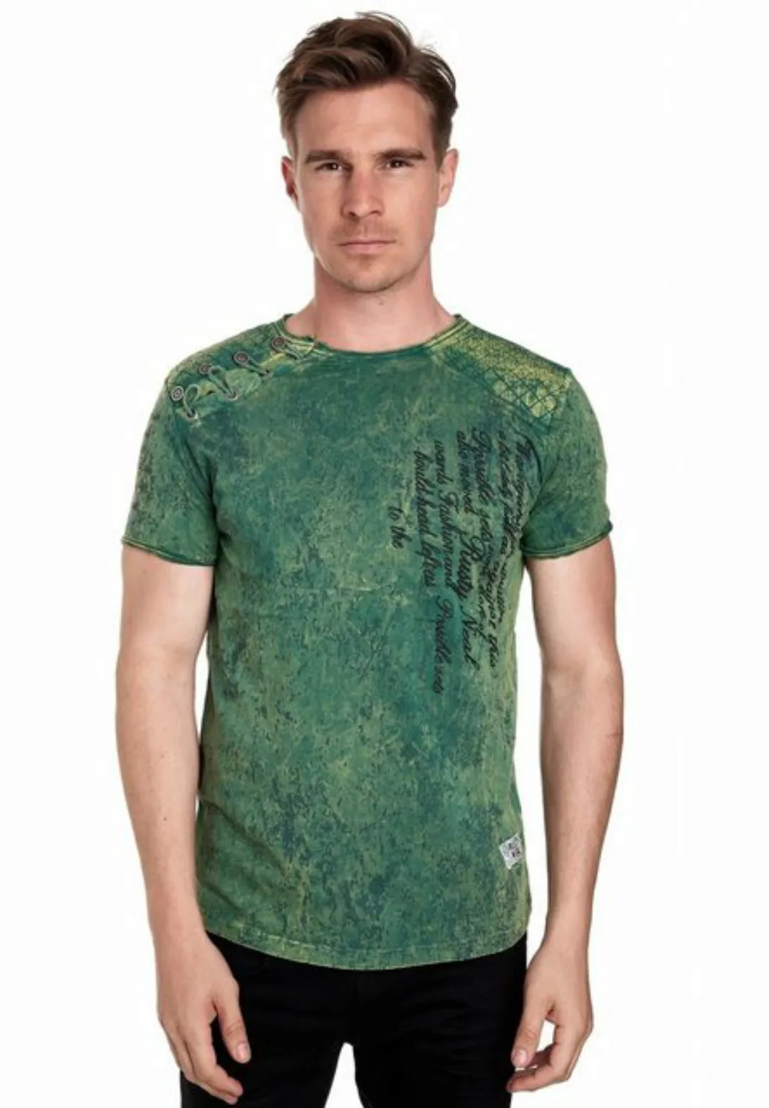 Rusty Neal T-Shirt mit coolem Allover-Print günstig online kaufen