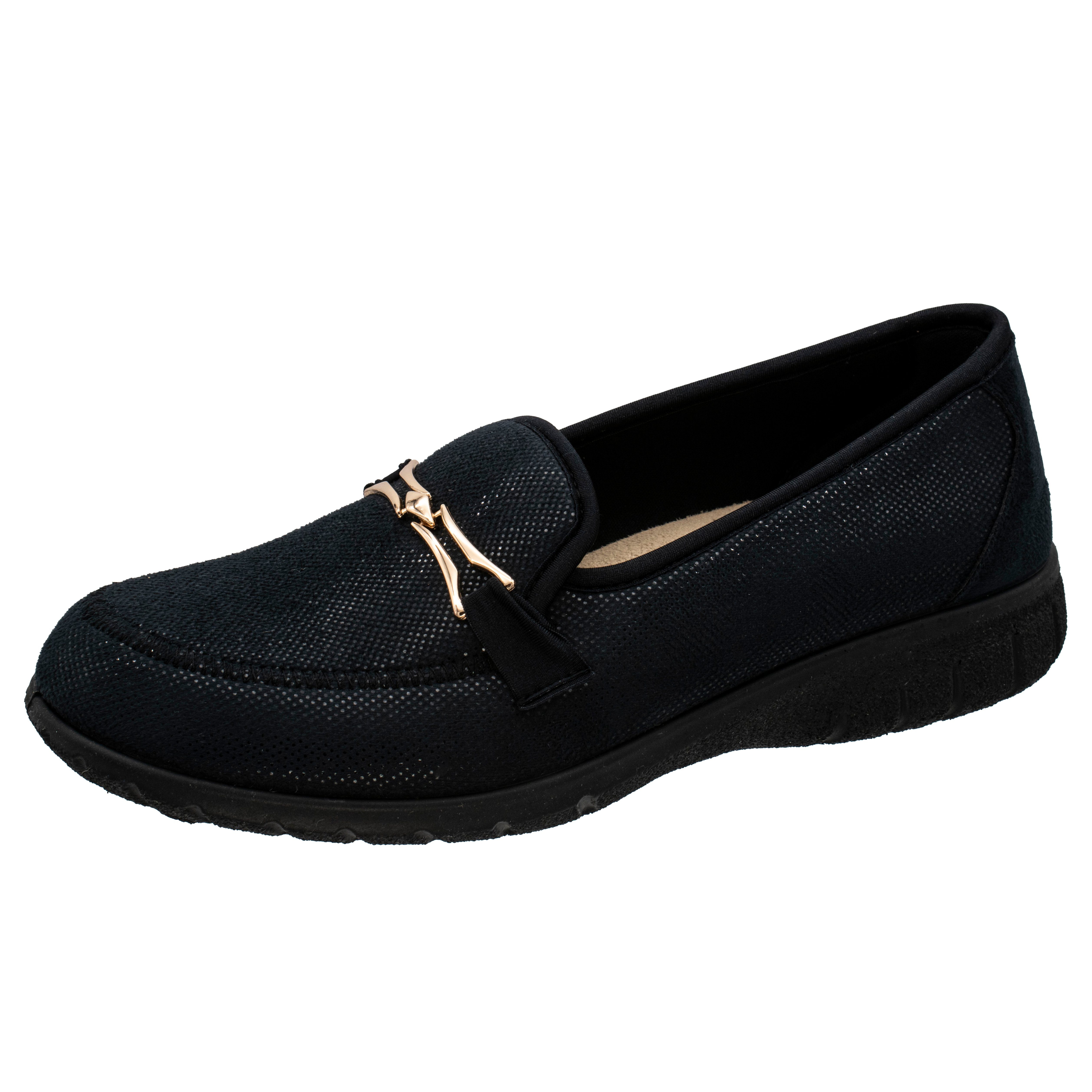 Fischer-Markenschuh Karin Slipper aus Stretchmaterial, Textilfutter, günstig online kaufen