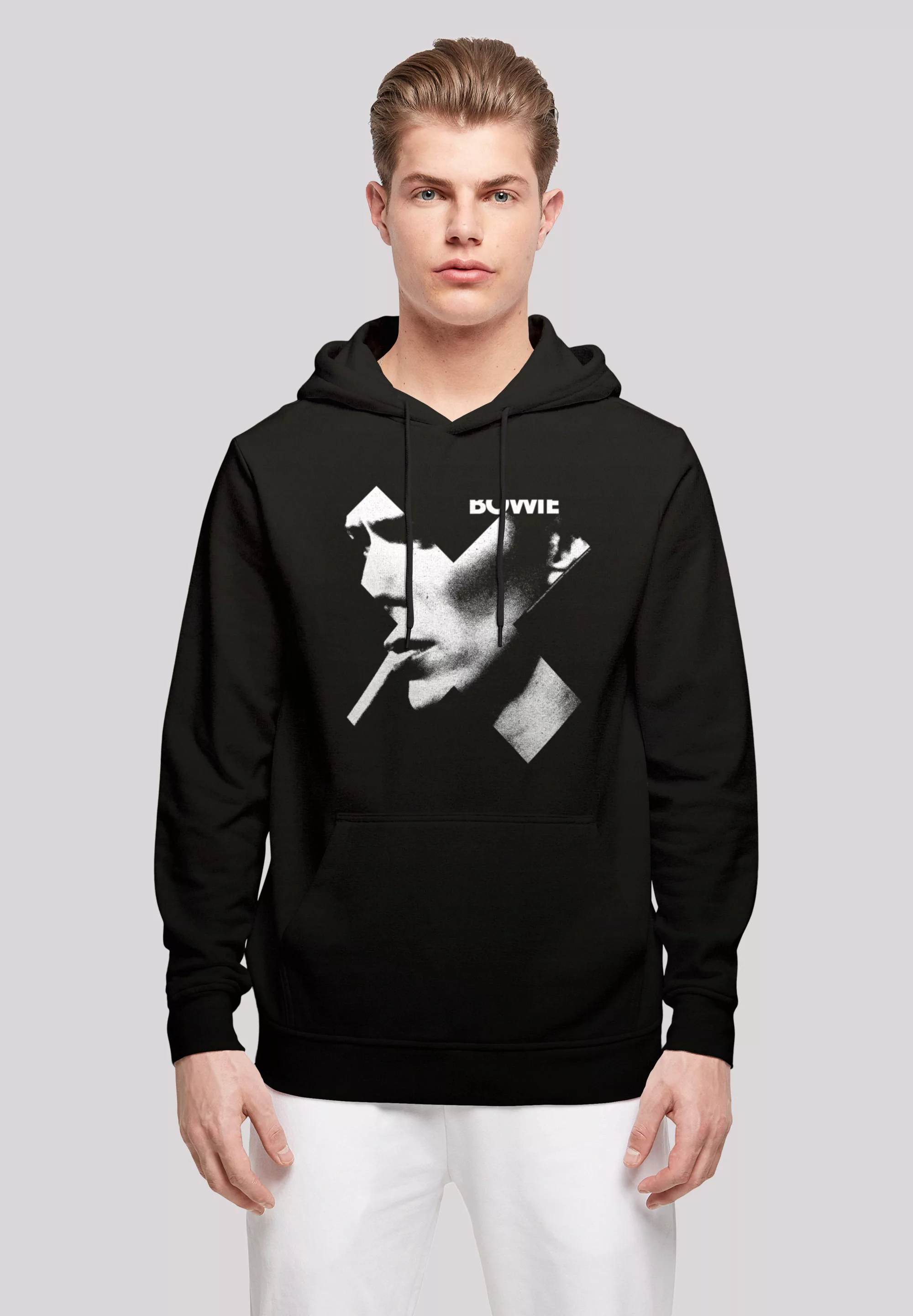 F4NT4STIC Kapuzenpullover "David Bowie Cross Smoke Kreuz", Print günstig online kaufen