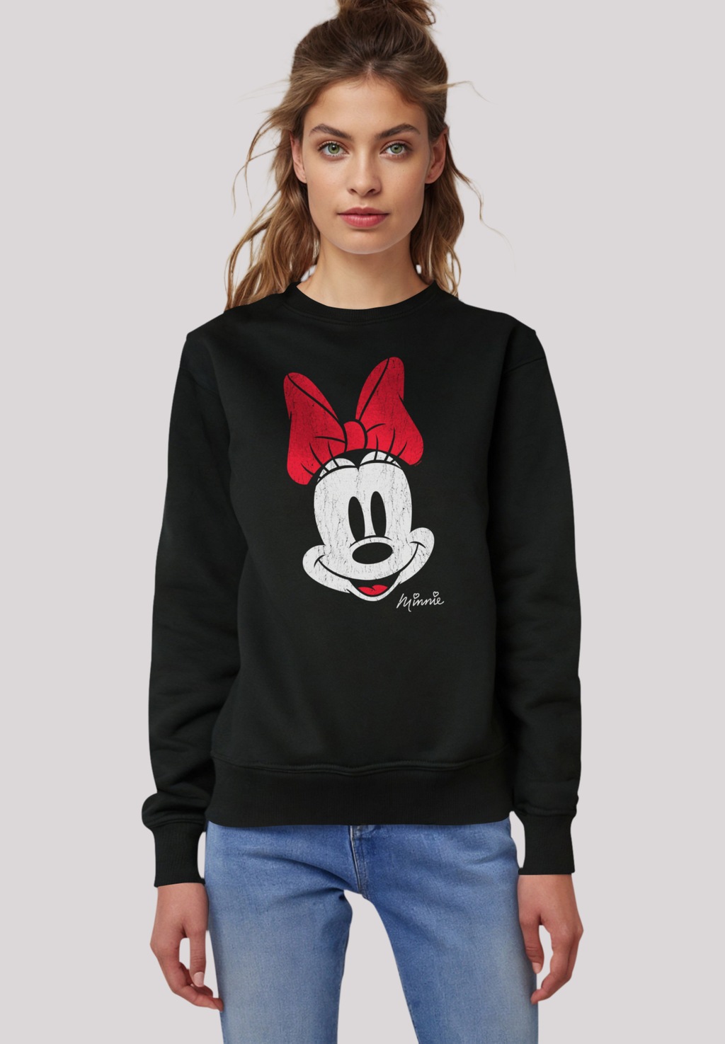 F4NT4STIC Sweatshirt "Disney Micky Maus Minnie Gesicht Vintage Look", Premi günstig online kaufen