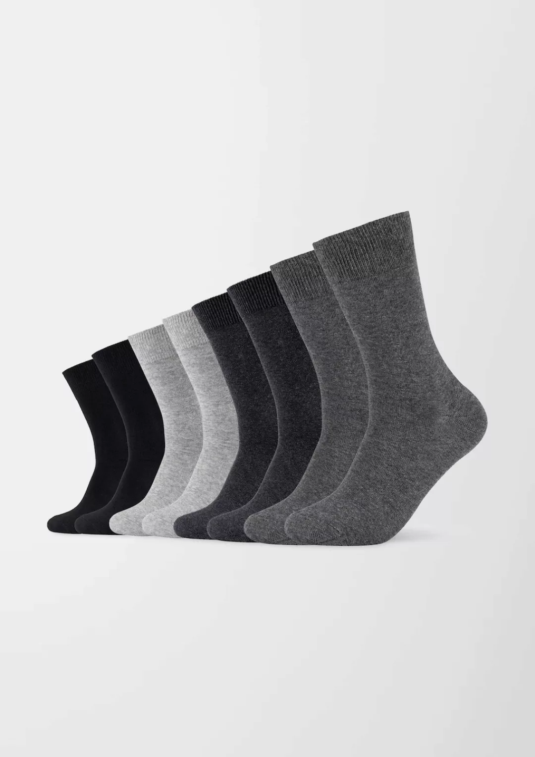 s.Oliver Socken "essentials", (8 Paar), mit weichem Bund günstig online kaufen