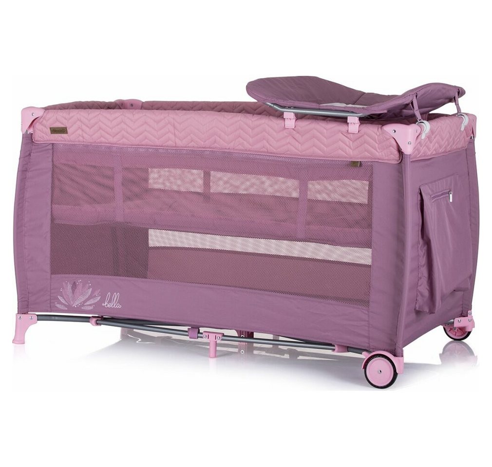 Chipolino Baby-Reisebett Reisebettchen Bella 2in1 Blush günstig online kaufen