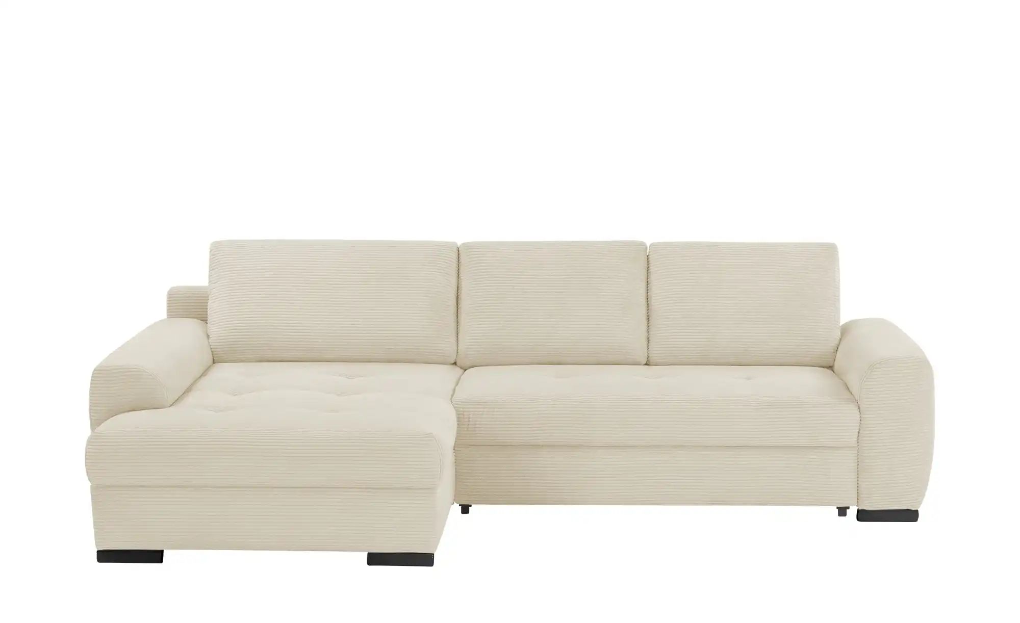 bobb Ecksofa in kuscheligem Cordstoff Soumia ¦ creme ¦ Maße (cm): B: 283 H: günstig online kaufen