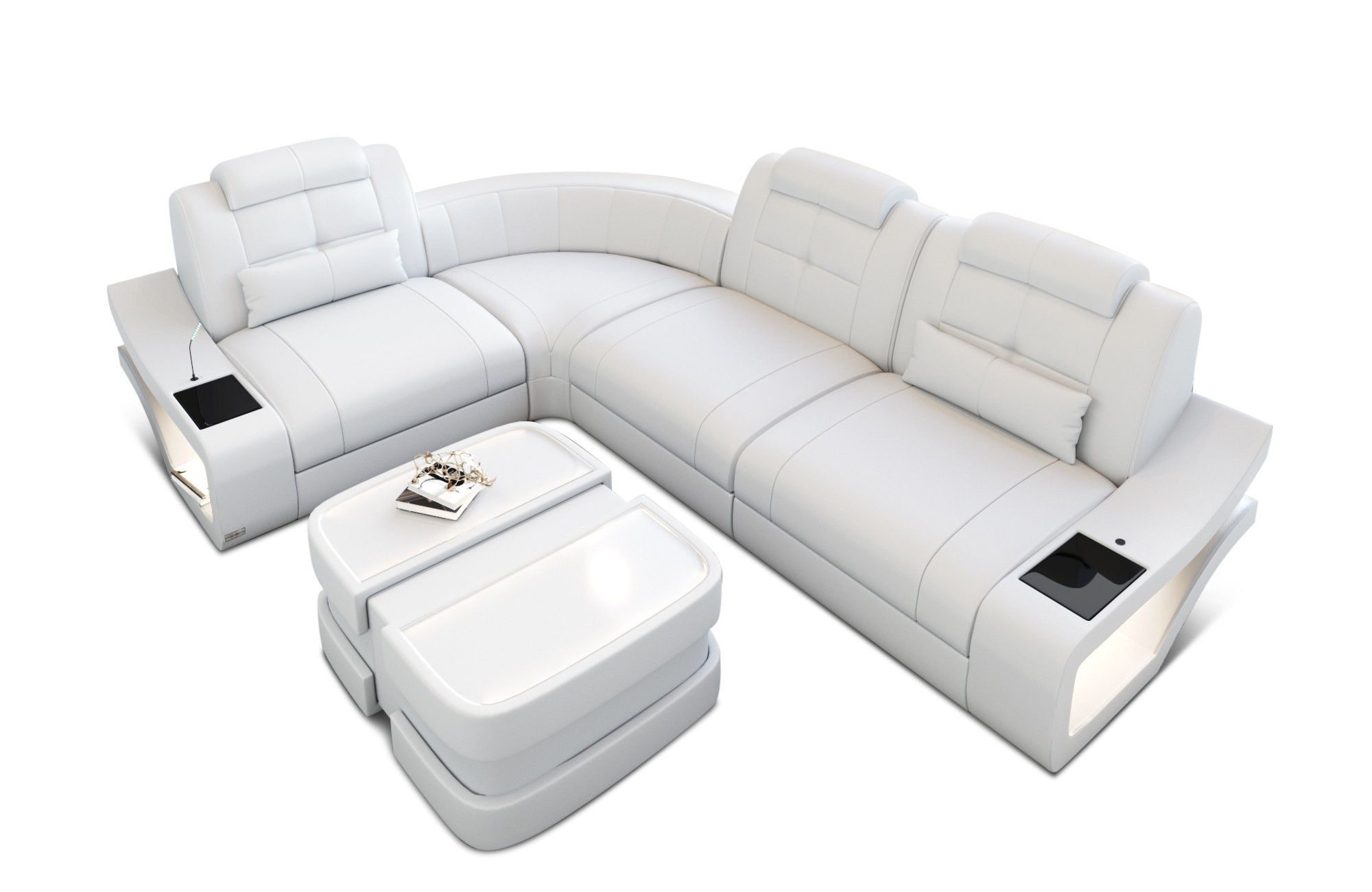 Sofa Dreams Ecksofa Ledersofa Elena Mini günstig online kaufen