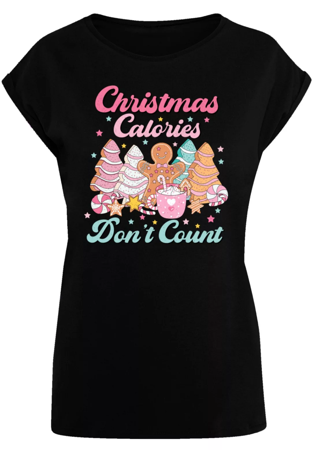 F4NT4STIC T-Shirt "Weihnachten Dont Count Candy", Premium Qualität, Weihnac günstig online kaufen