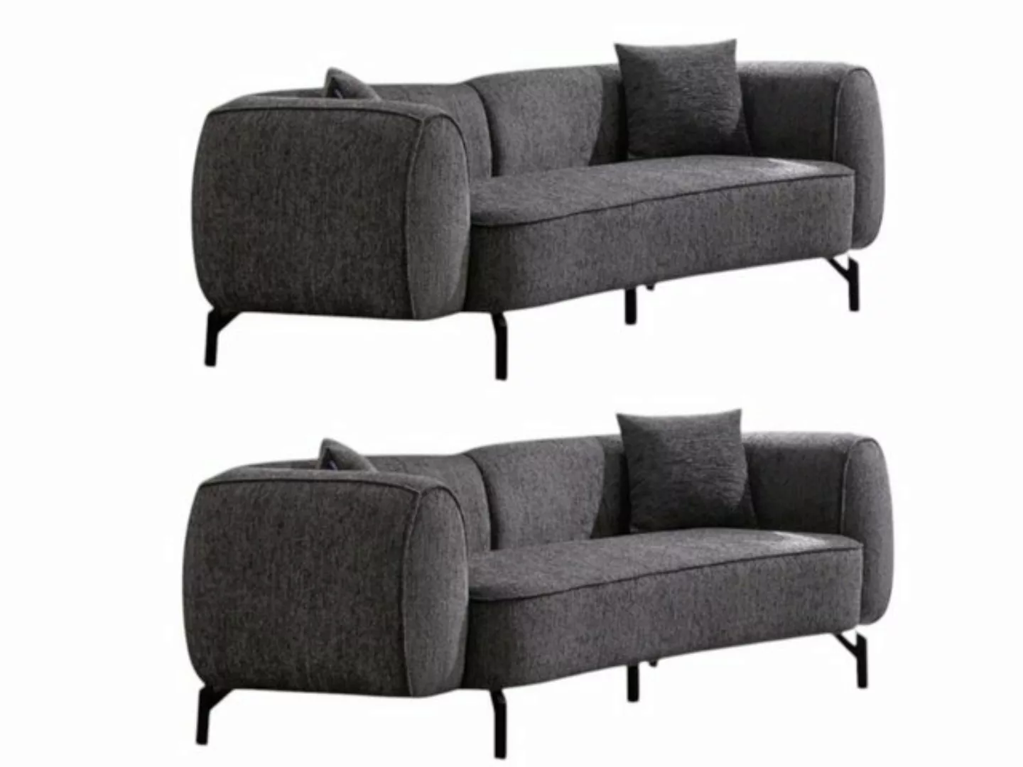 BENEDO MÖBEL Polstergarnitur Paula Sofa Handarbeit Massivholz Hochwertiger günstig online kaufen