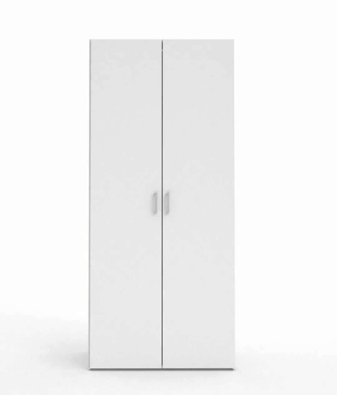 ebuy24 Kleiderschrank Spell Kleiderschrank B 2 Türen. Weiss. günstig online kaufen