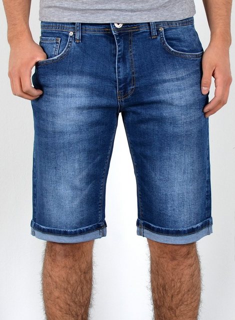 ESRA Jeansshorts Herren kurze Jeanshose mit Stretch Jeans Shorts Hose Herre günstig online kaufen