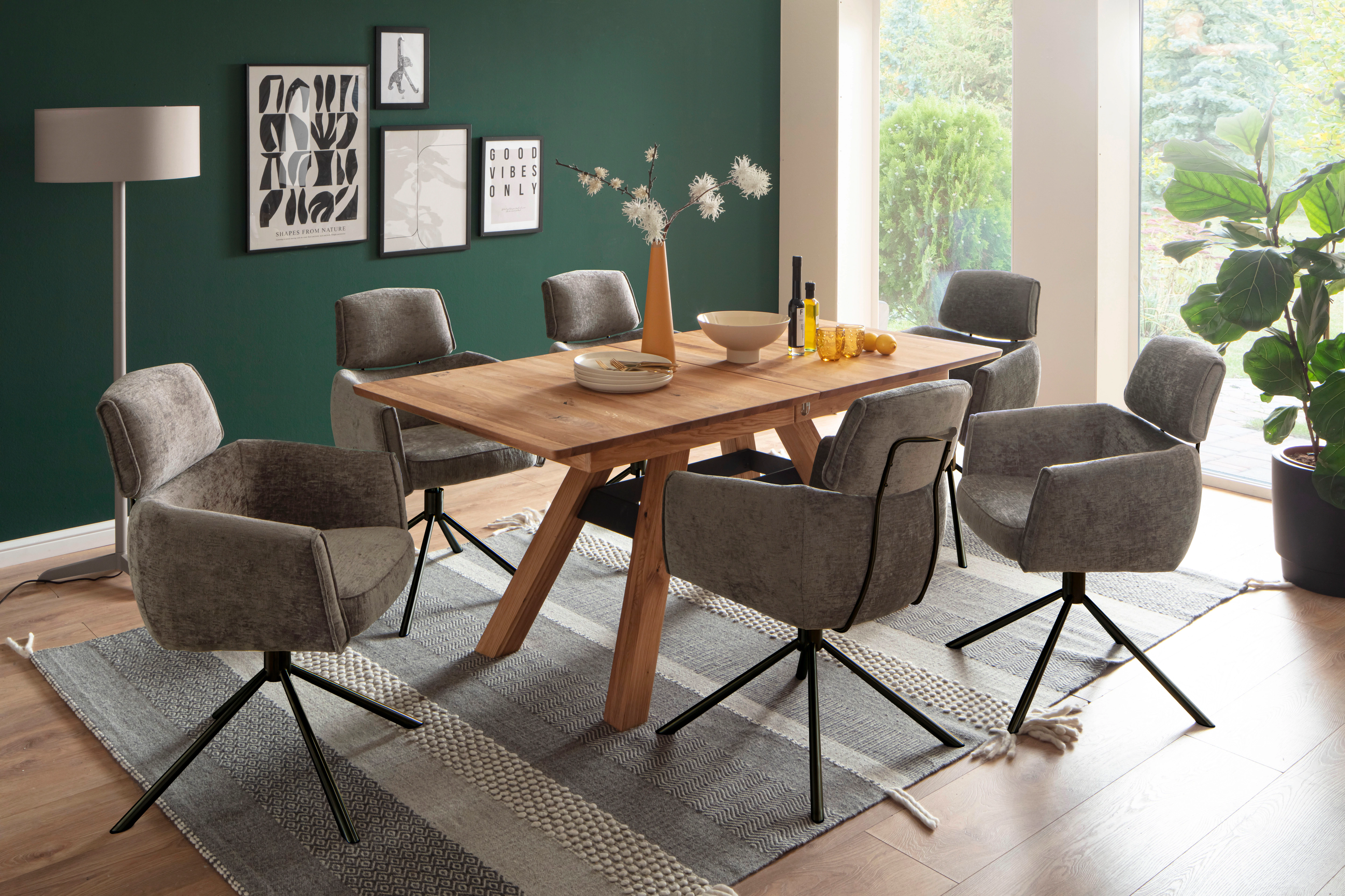 MCA furniture Esszimmerstuhl "QUEBEC", (Set), 2 St., Drehstuhl, Belastbarke günstig online kaufen