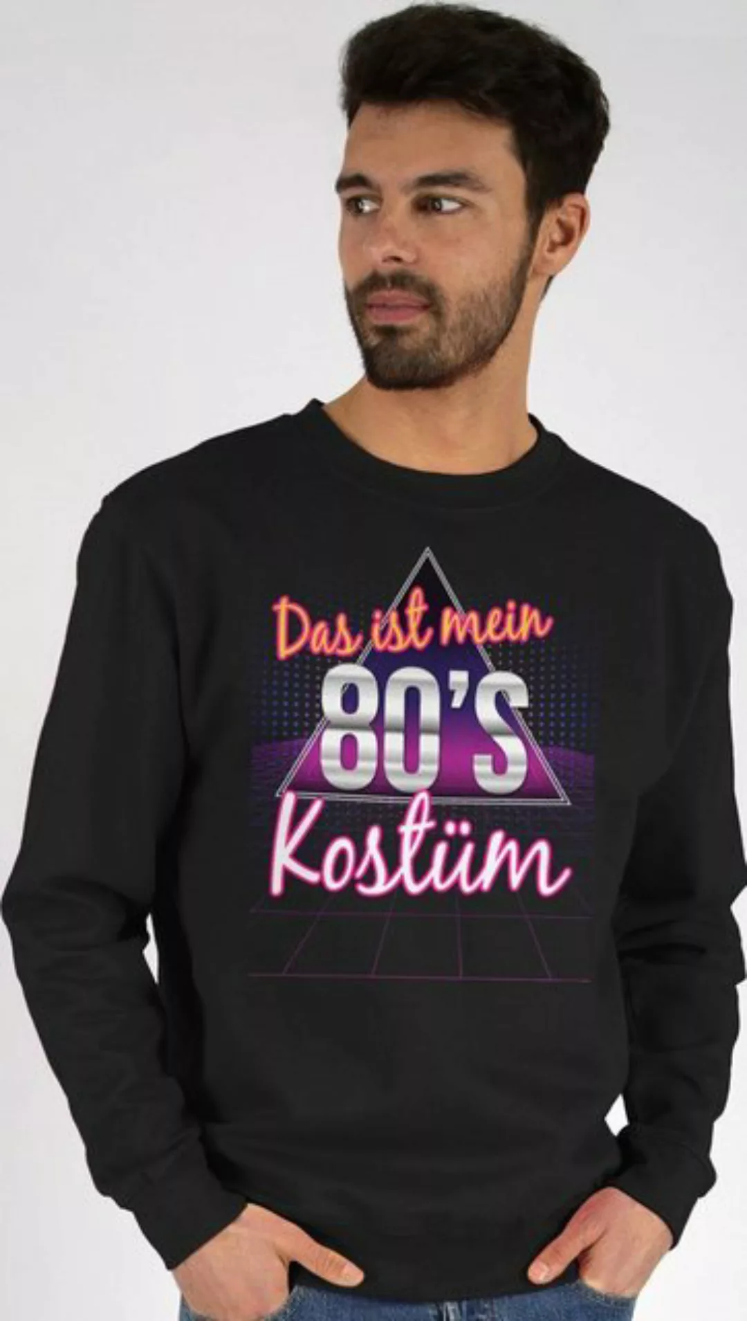 Shirtracer Sweatshirt Das ist mein 80er Jahre Kostüm 80s I 80iger Jahre ret günstig online kaufen