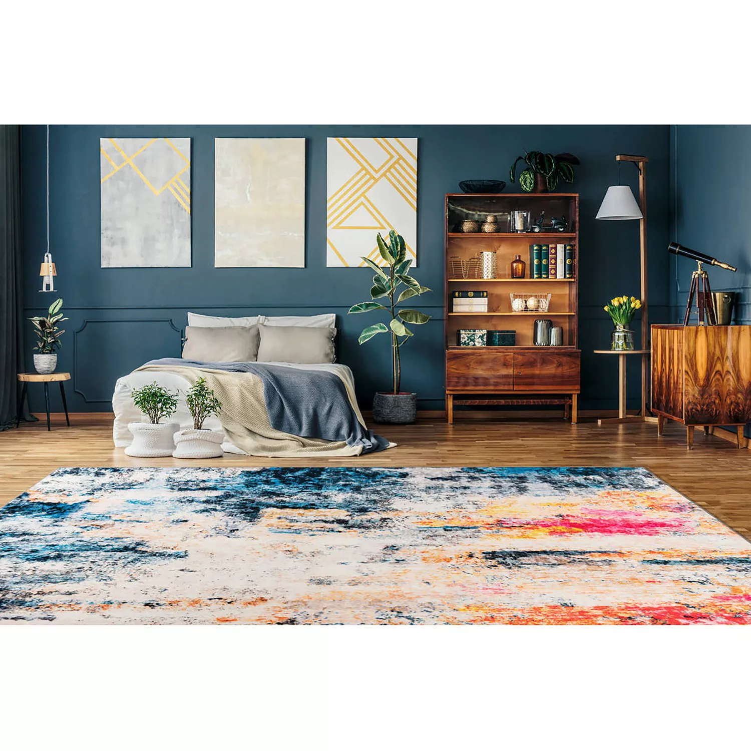 Arte Espina Flachflorteppich Saphira 600 Multi 200cm X 290cm günstig online kaufen