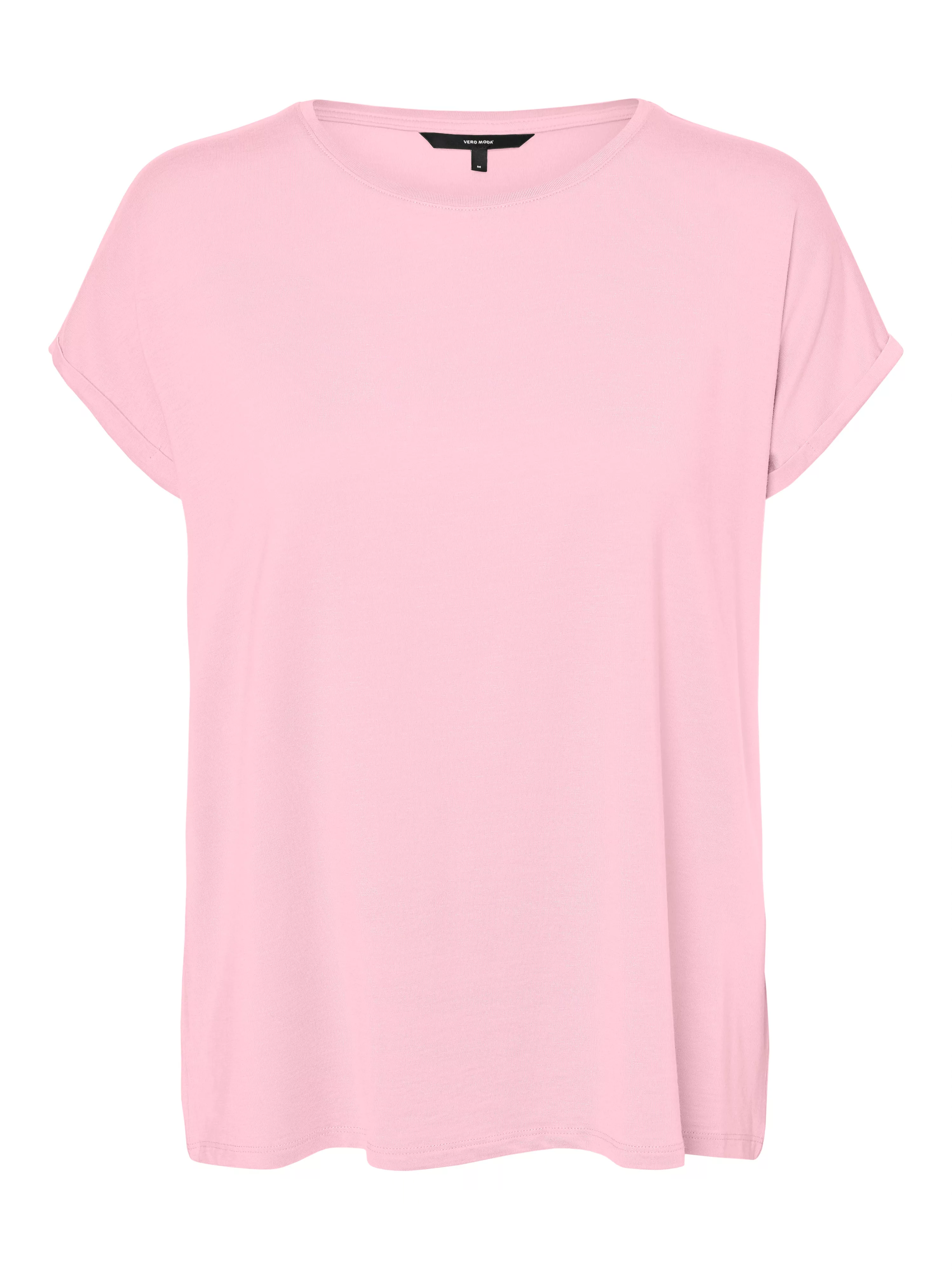 Vero Moda Rundhalsshirt "VMAVA PLAIN SS TOP GAJRS NOOS" günstig online kaufen