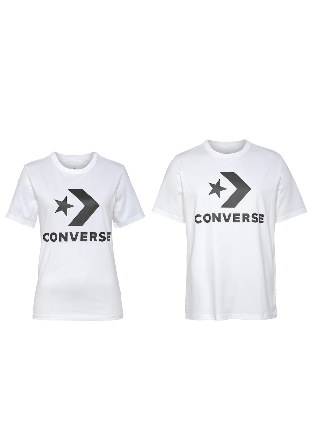 Converse T-Shirt "CONVERSE GO-TO STAR CHEVRON LOGO STANDARD-FIT T-SHIRT", U günstig online kaufen