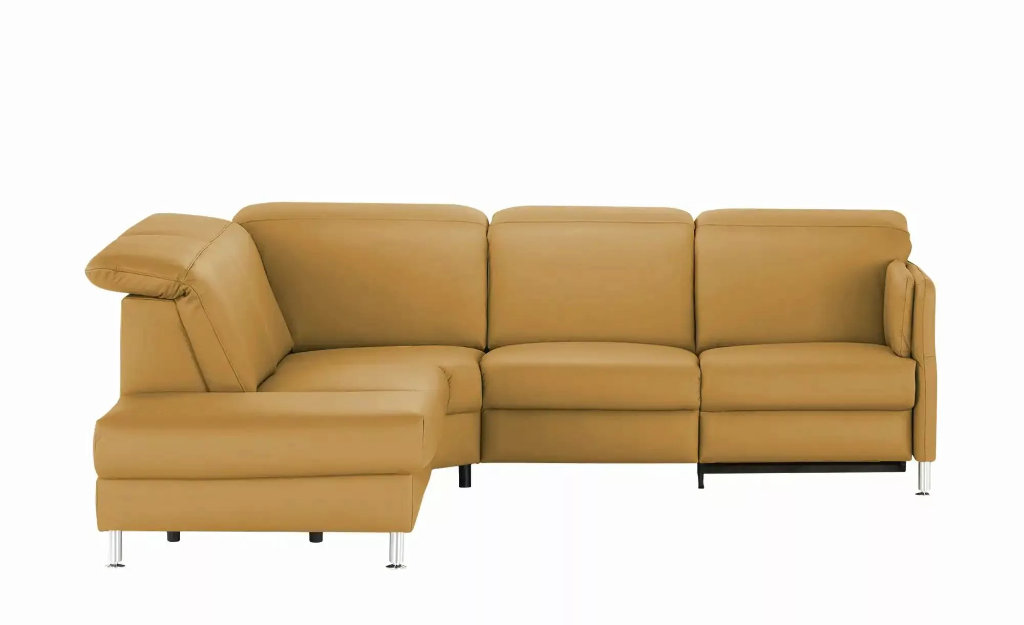 meinSofa Leder-Ecksofa  Leon ¦ gelb ¦ Maße (cm): B: 259 H: 83 T: 236.0 Pols günstig online kaufen