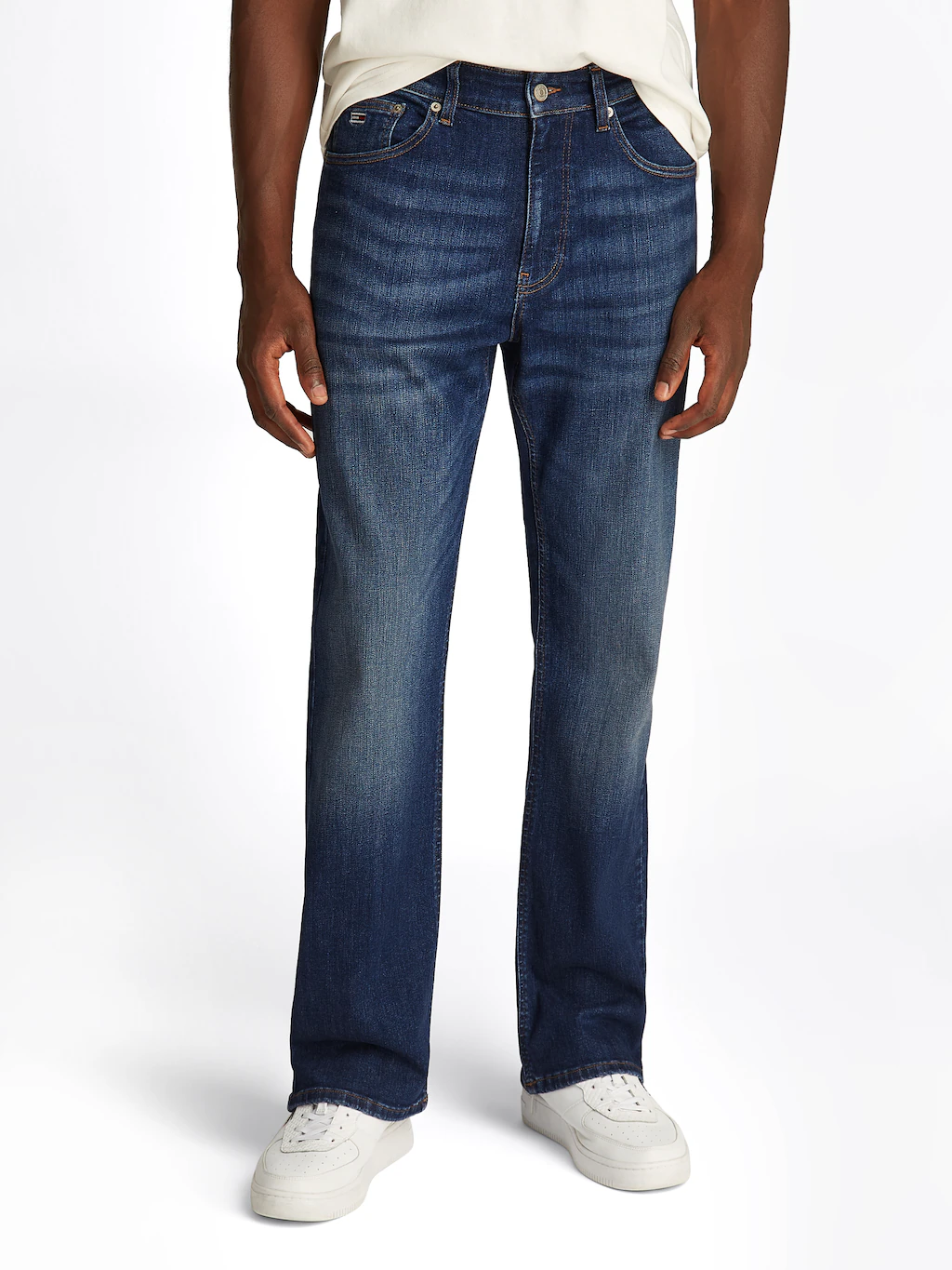 Tommy Jeans Bootcut-Jeans, in blauer Waschung günstig online kaufen