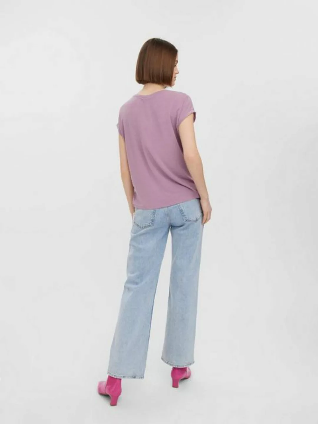 Vero Moda T-Shirt Ava (1-tlg) Plain/ohne Details günstig online kaufen