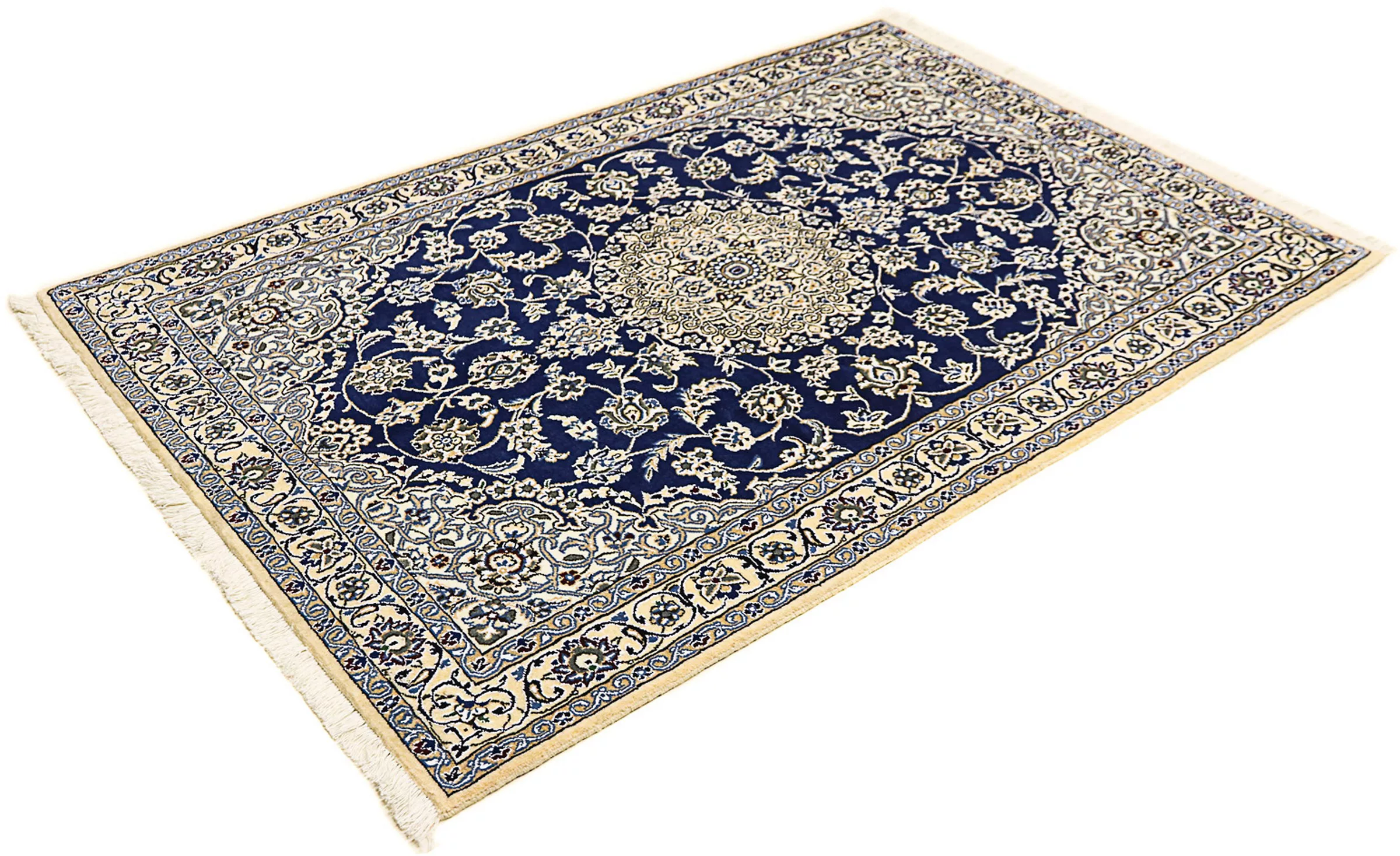 morgenland Orientteppich »Perser - Nain - Royal - 175 x 116 cm - dunkelblau günstig online kaufen