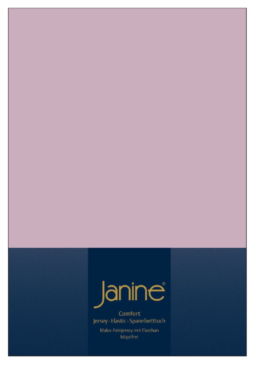 Janine Spannbetttuch Comfort - Elastic-Jersey, Mako-Feinjersey, Bettlaken R günstig online kaufen