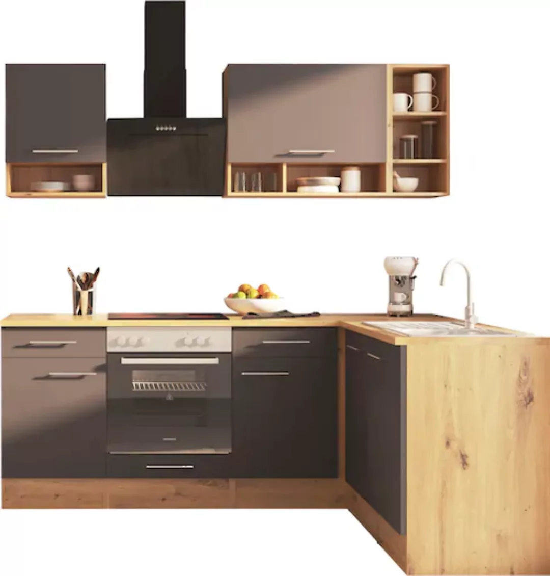RESPEKTA Küche "Hilde", Breite 220 cm, wechselseitig aufbaubar günstig online kaufen