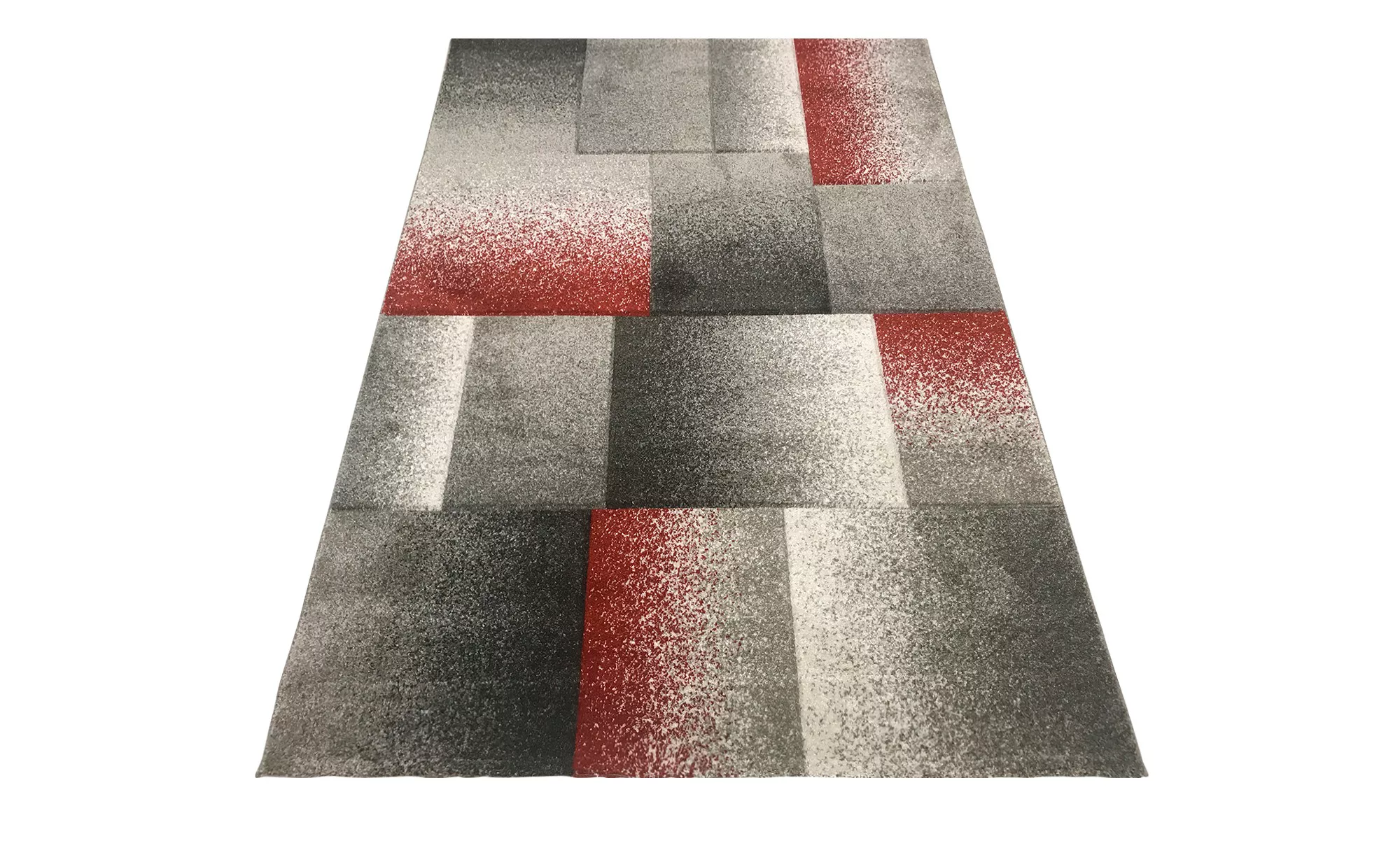 Webteppich  Palermo - grau - Synthethische Fasern - 120 cm - Sconto günstig online kaufen