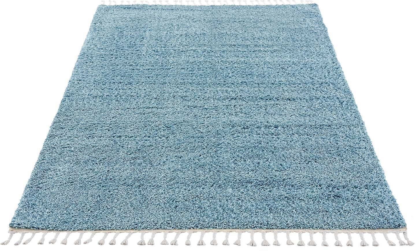Carpet City Hochflor-Teppich »Pulpy 100«, rechteckig, 30 mm Höhe, Läufer, w günstig online kaufen