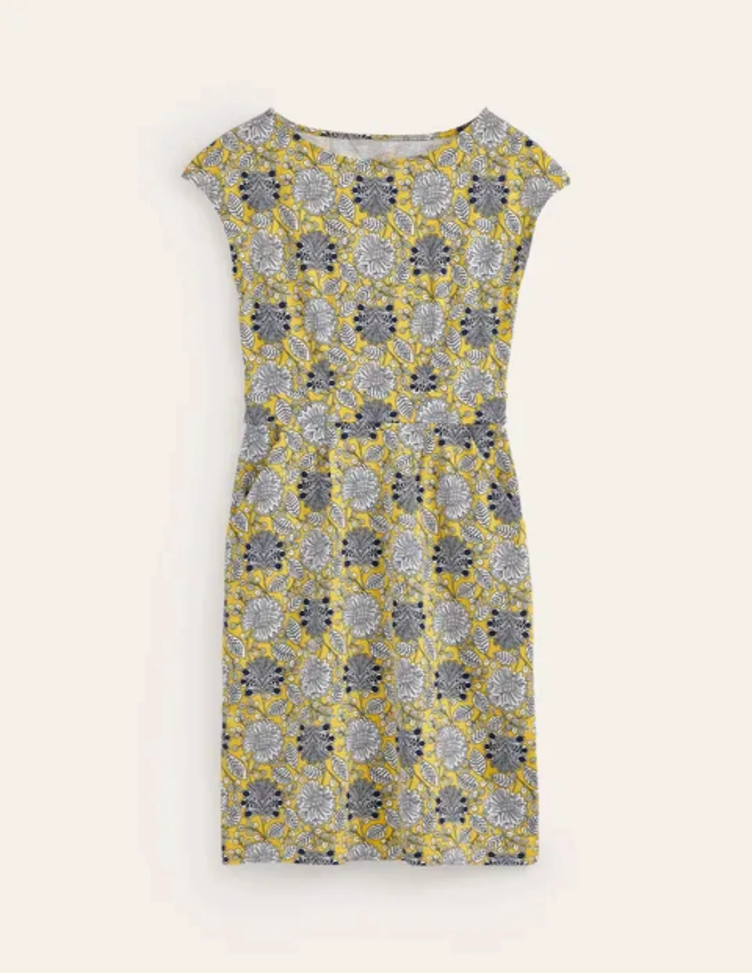 Florrie Jersey-Kleid Damen Boden, Maracuja, Gardenia Swirl günstig online kaufen