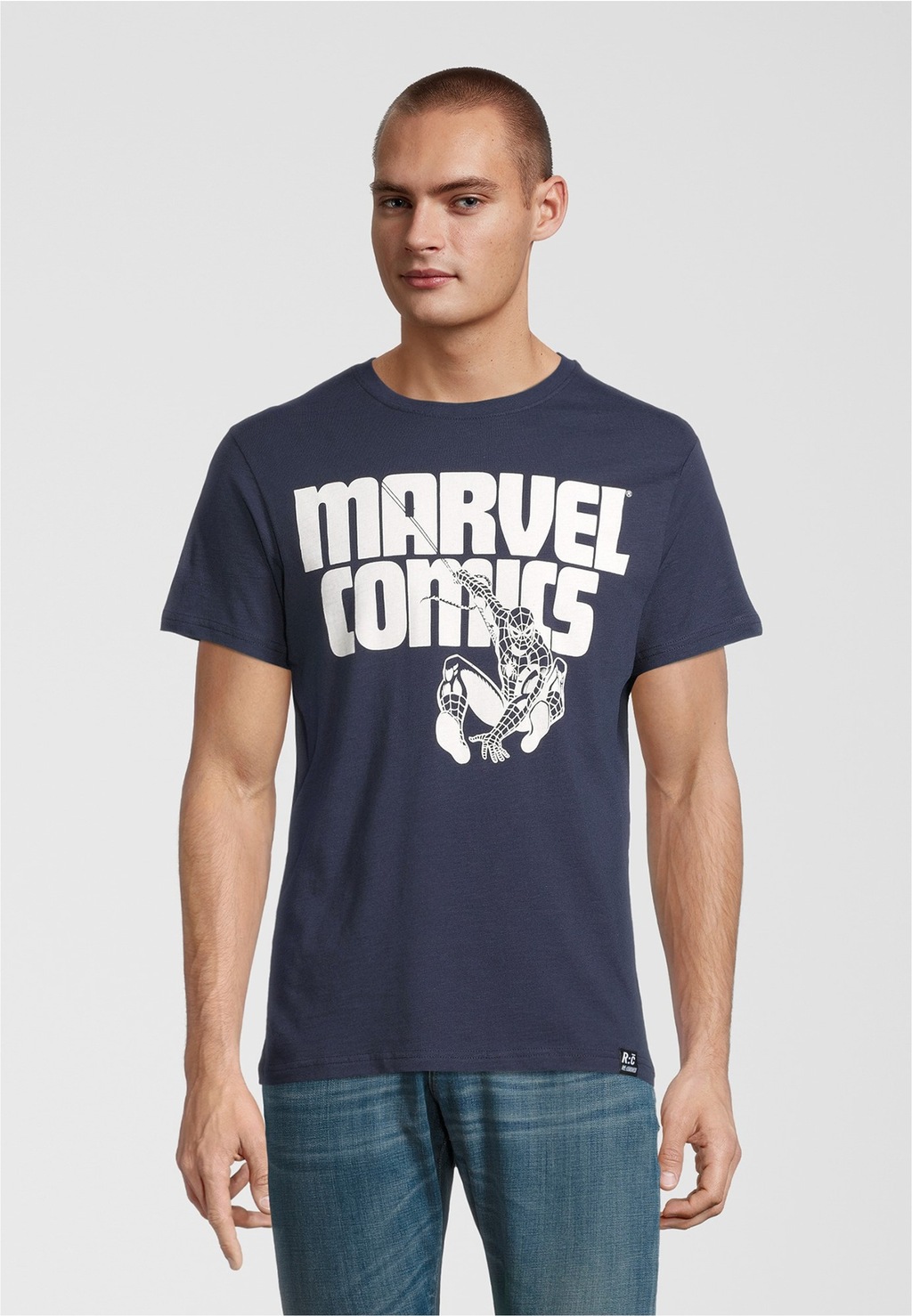 Recovered T-Shirt "Marvel Comics Spidey Navy", (1 tlg.), mit coolem Spider- günstig online kaufen