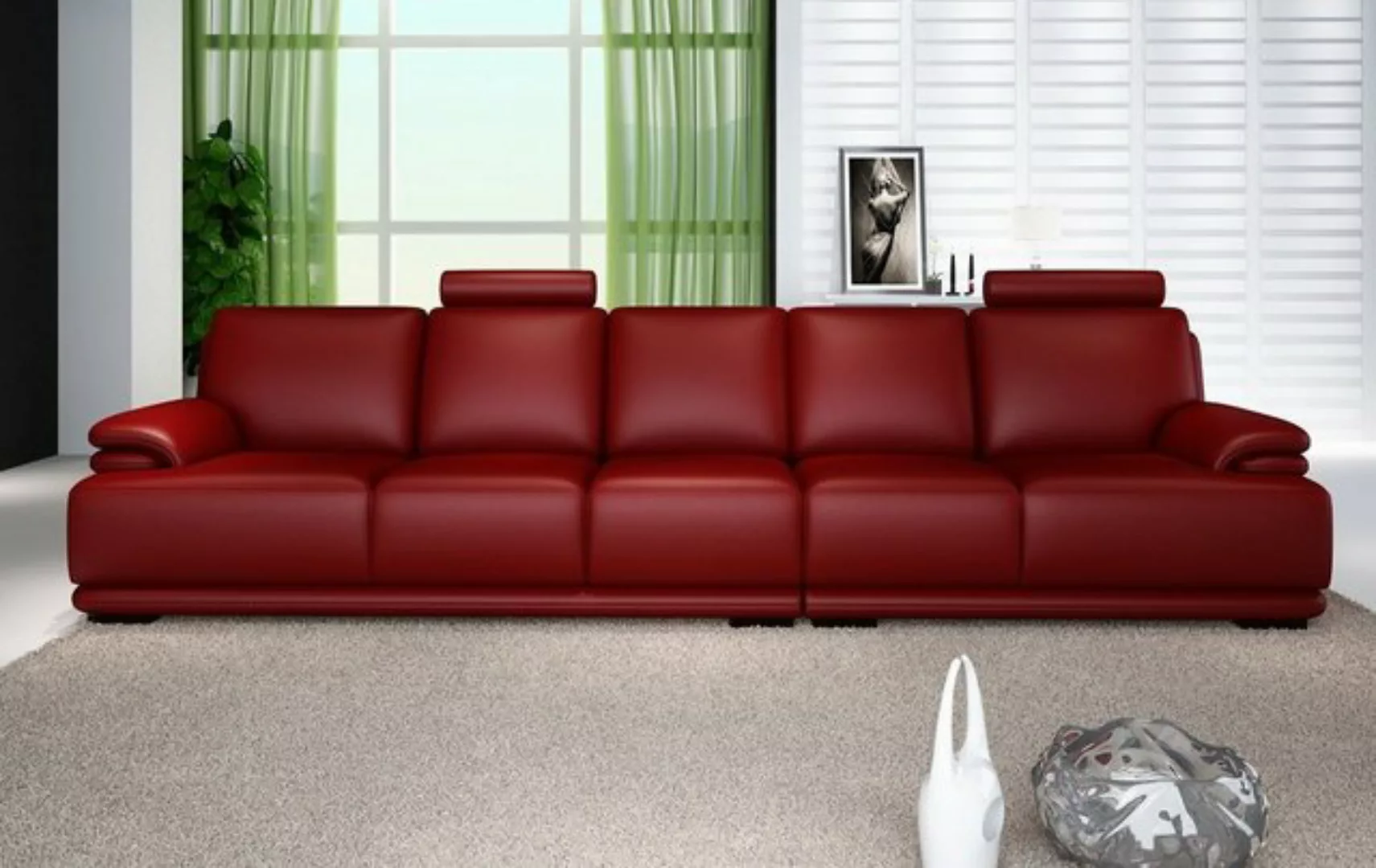 JVmoebel Sofa Sofa Couch Ecke Polster xxl big long sofa 6 Sitzplätze couche günstig online kaufen